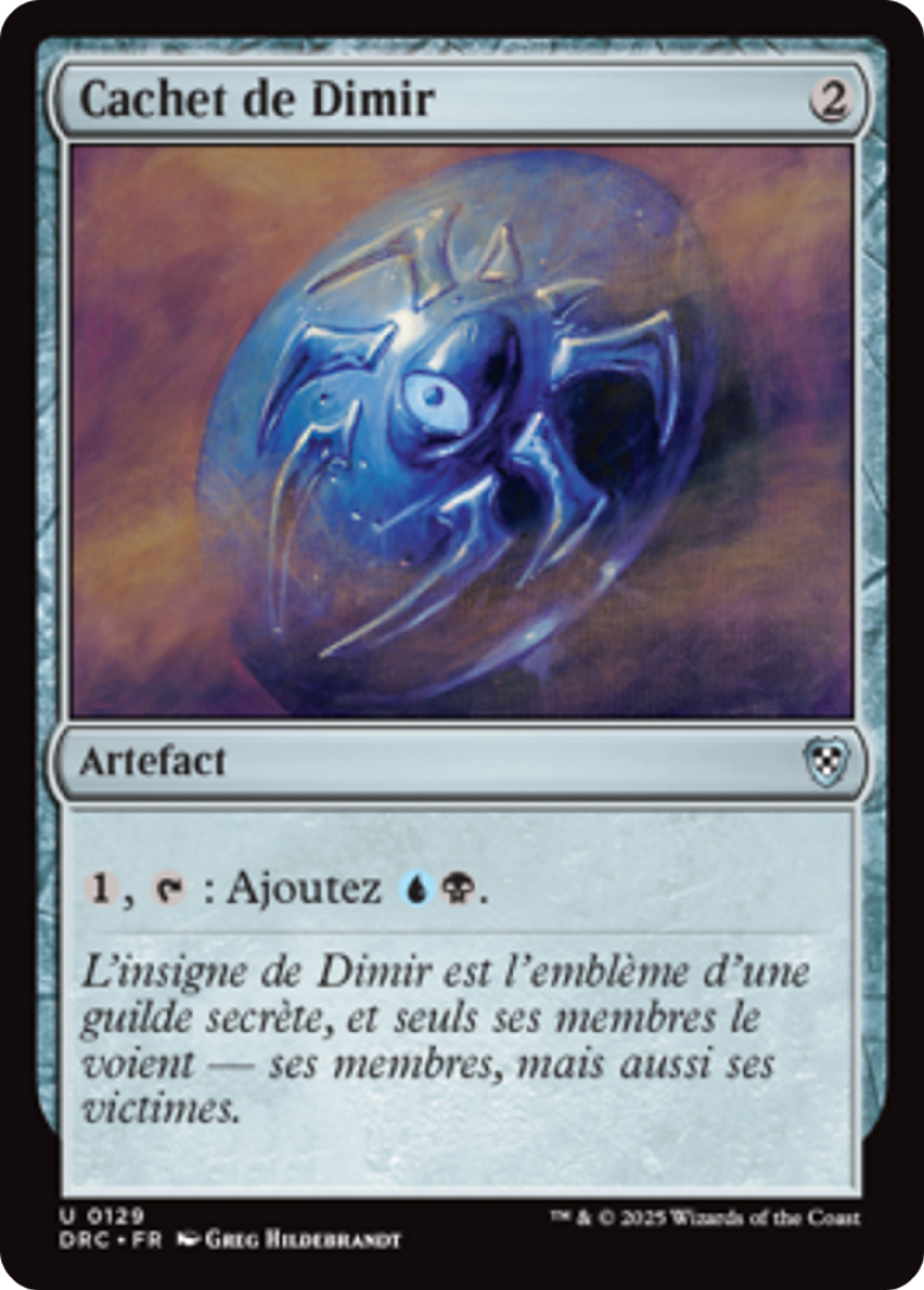 Cachet de Dimir — Aetherdrift Commander — Magic: The Gathering