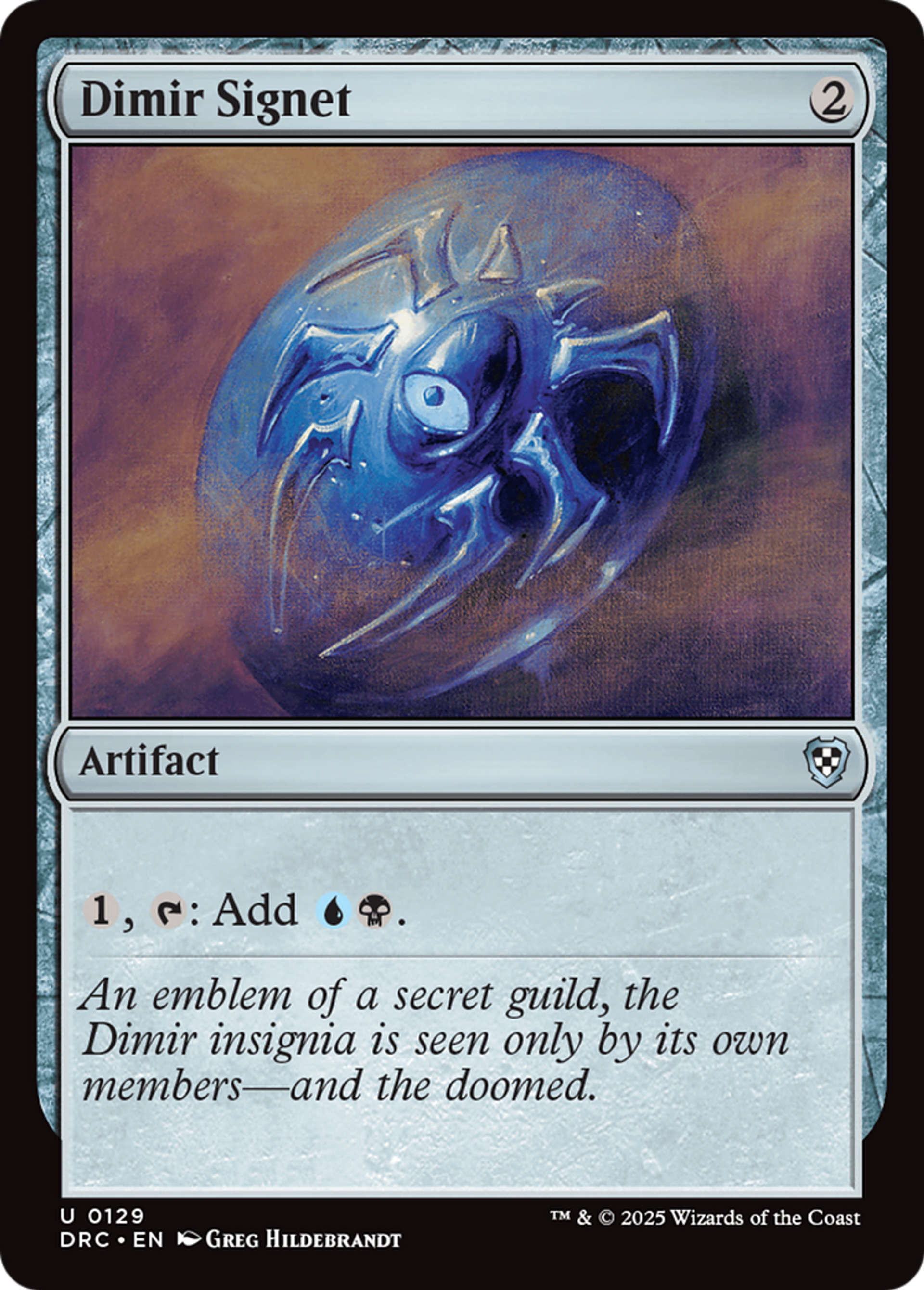 Dimir Signet — Aetherdrift Commander — Magic: The Gathering