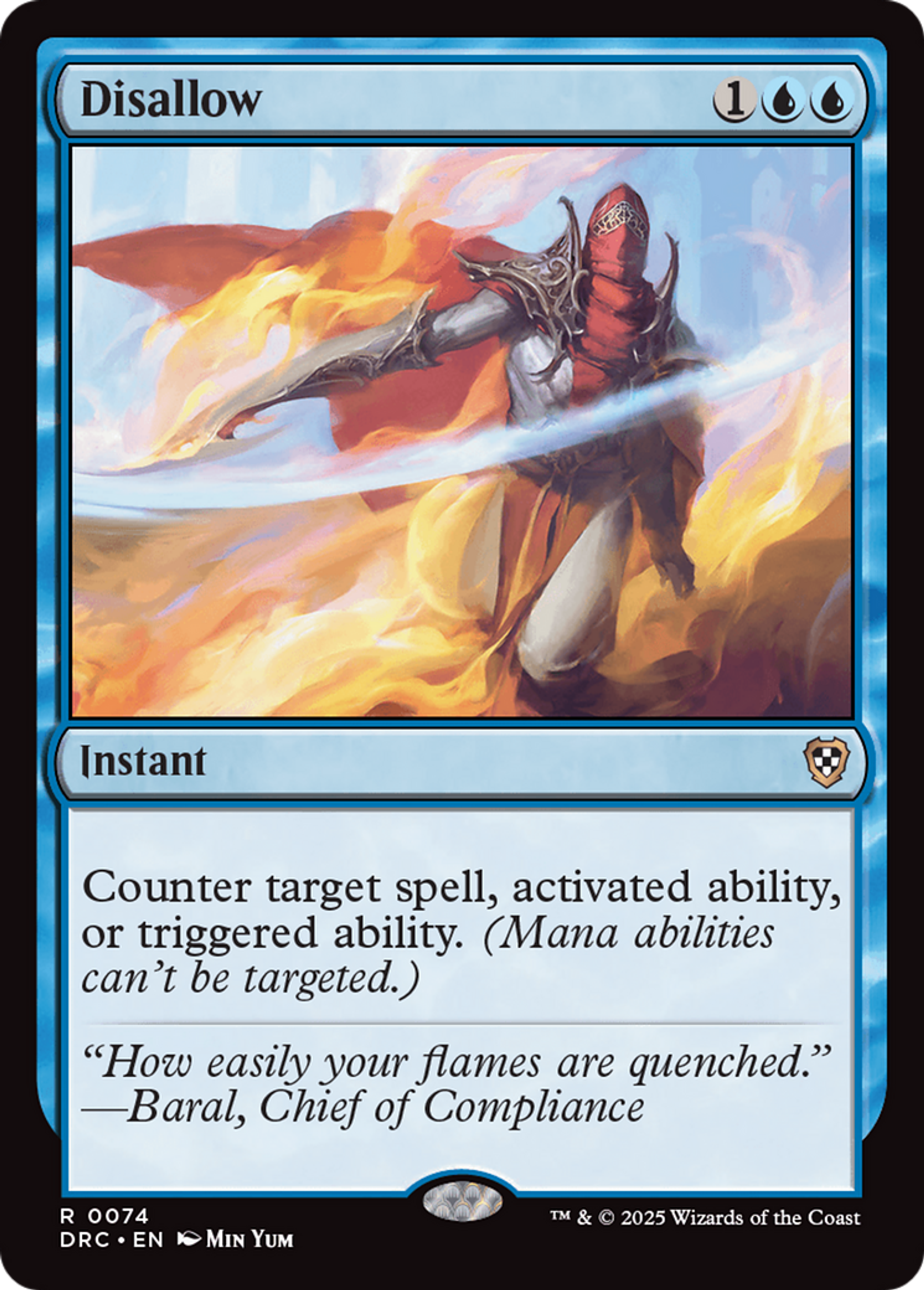 Disallow — Aetherdrift Commander — Magic: The Gathering