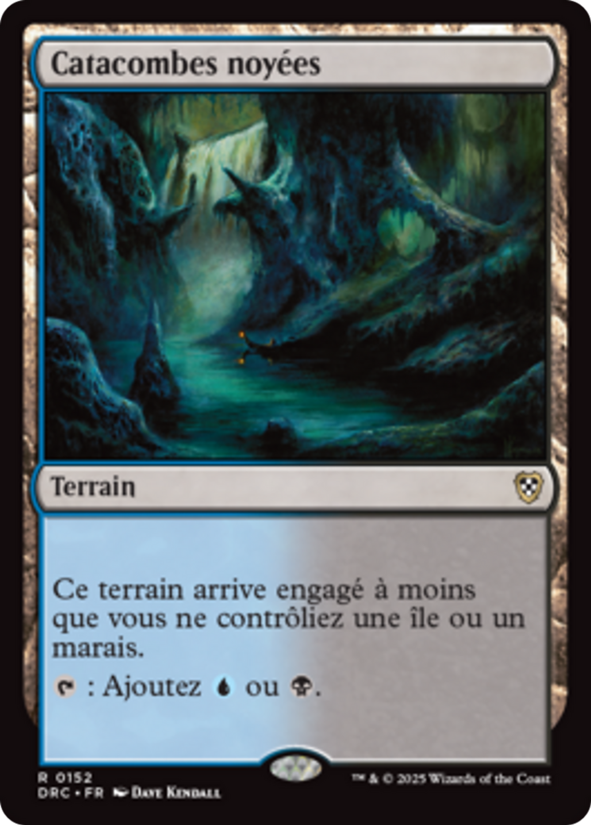 Catacombes noyées — Aetherdrift Commander — Magic: The Gathering