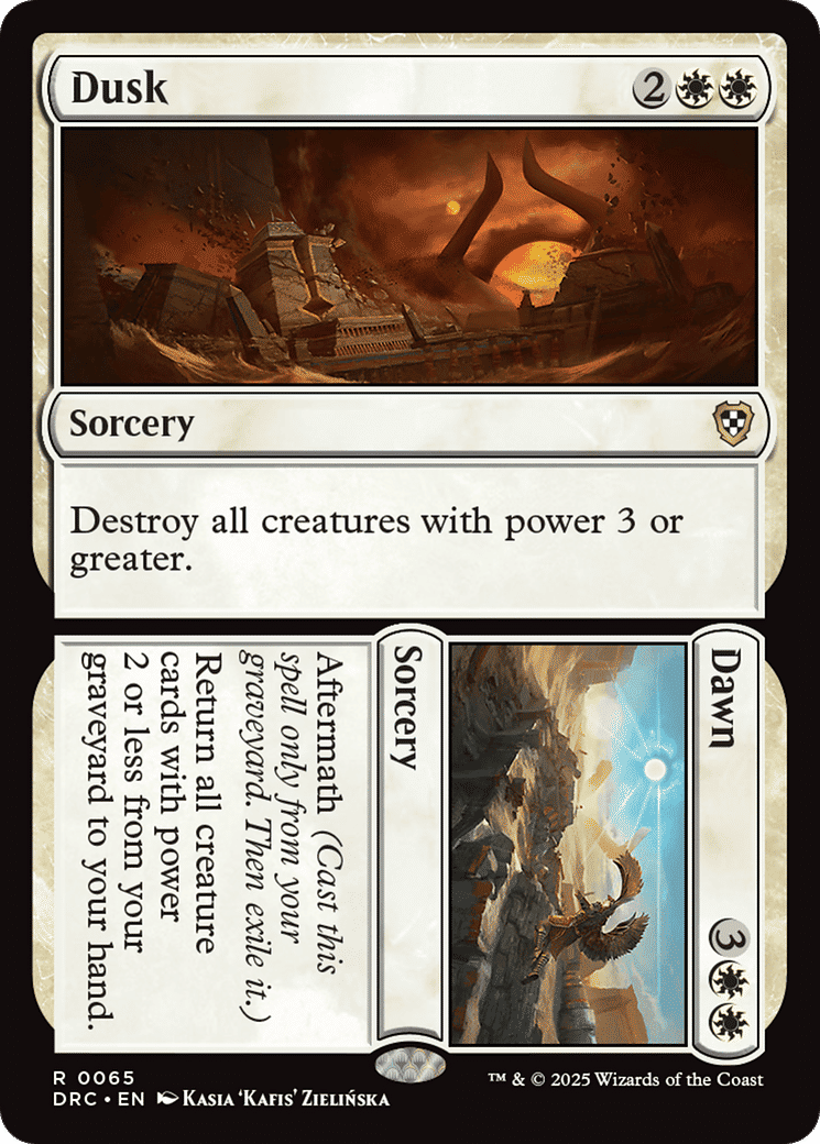 Dusk // Dawn — Aetherdrift Commander — Magic: The Gathering