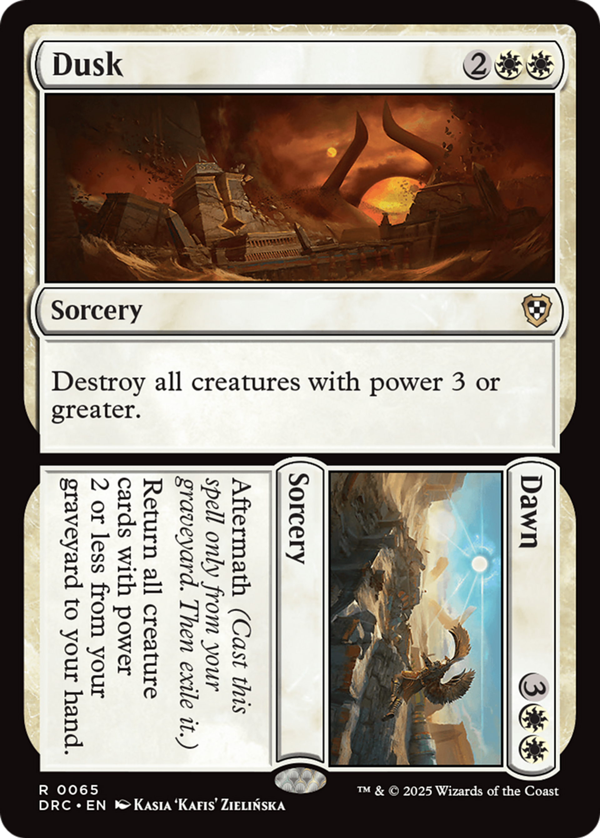 Dusk // Dawn — Aetherdrift Commander — Magic: The Gathering