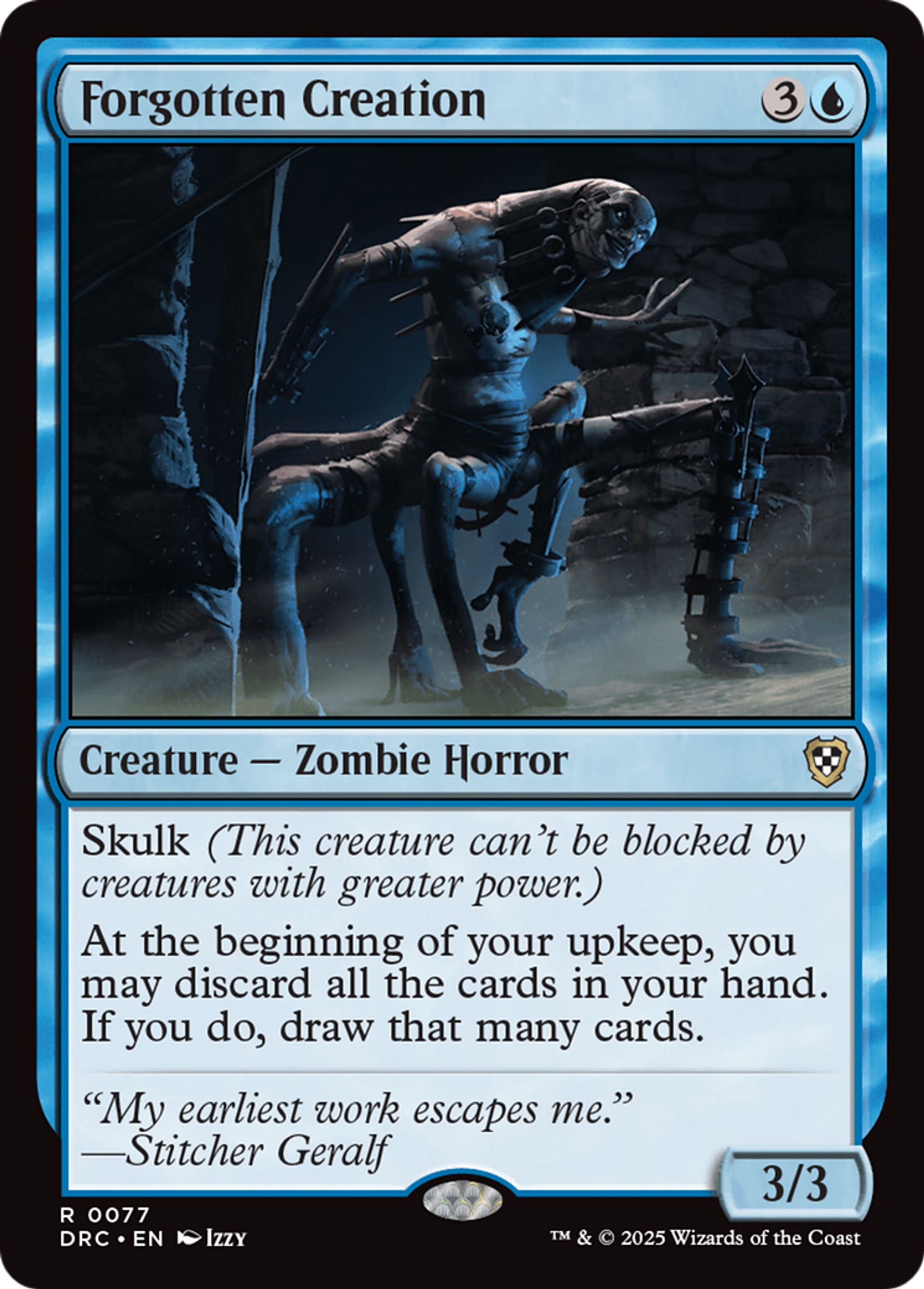 Forgotten Creation — Aetherdrift Commander — Magic: The Gathering