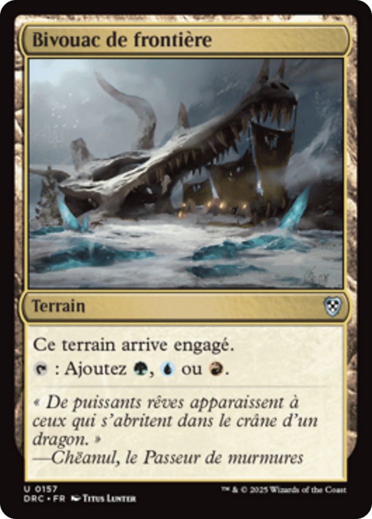 Bivouac de frontière — Aetherdrift Commander — Magic: The Gathering