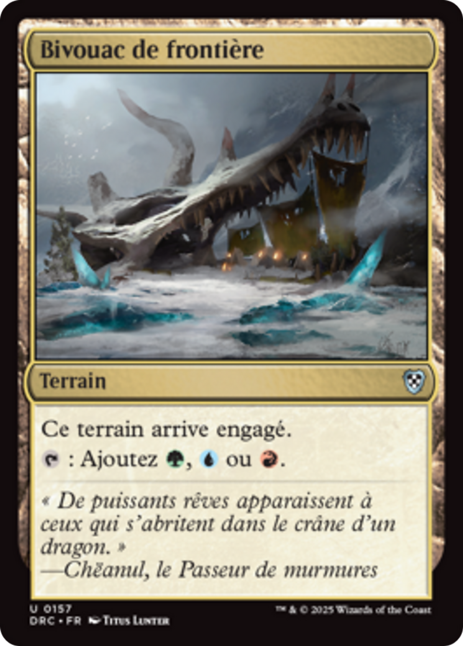 Bivouac de frontière — Aetherdrift Commander — Magic: The Gathering