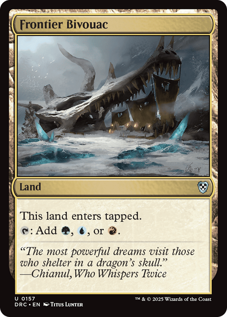 Frontier Bivouac — Aetherdrift Commander — Magic: The Gathering