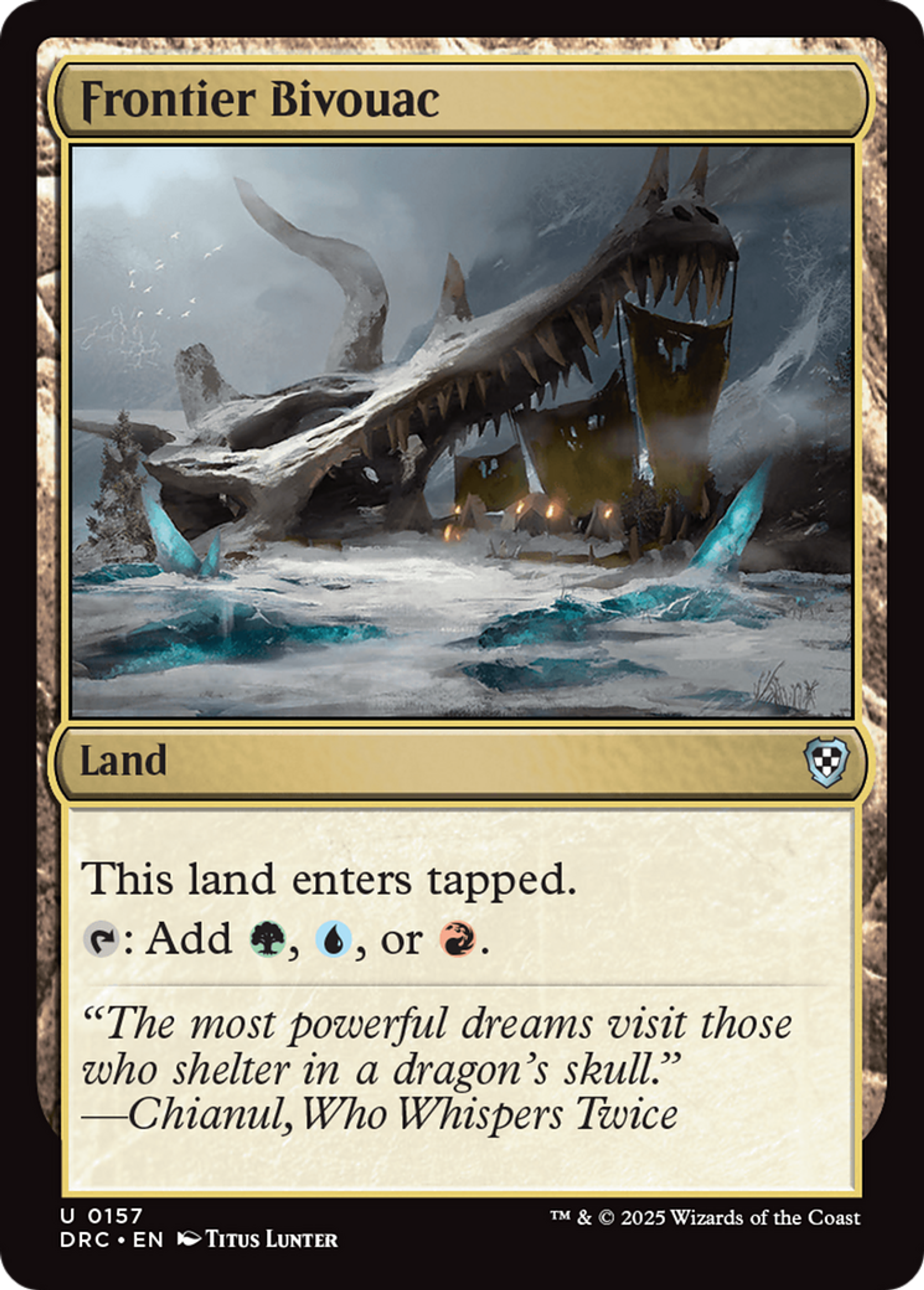 Frontier Bivouac — Aetherdrift Commander — Magic: The Gathering