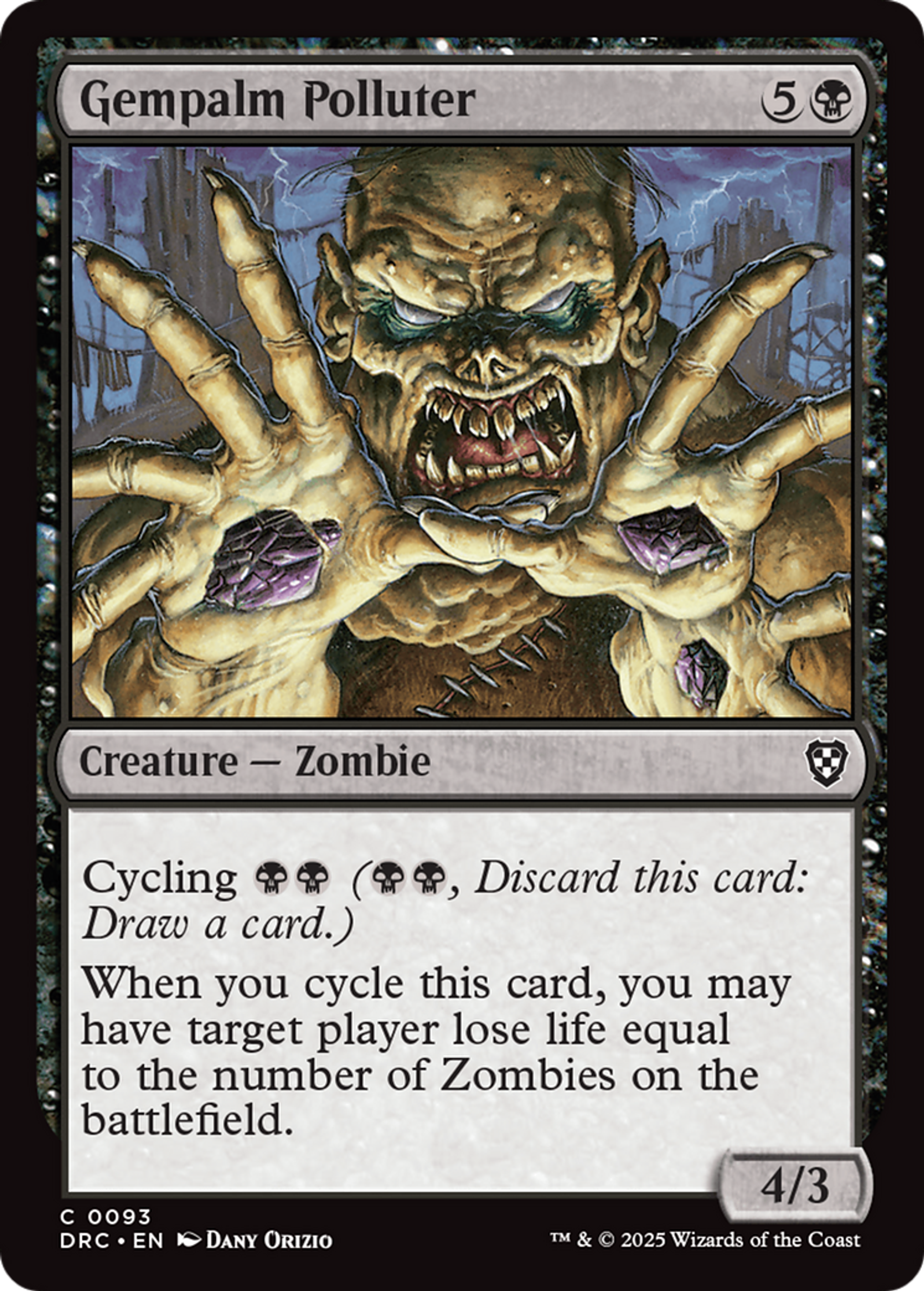 Gempalm Polluter — Aetherdrift Commander — Magic: The Gathering