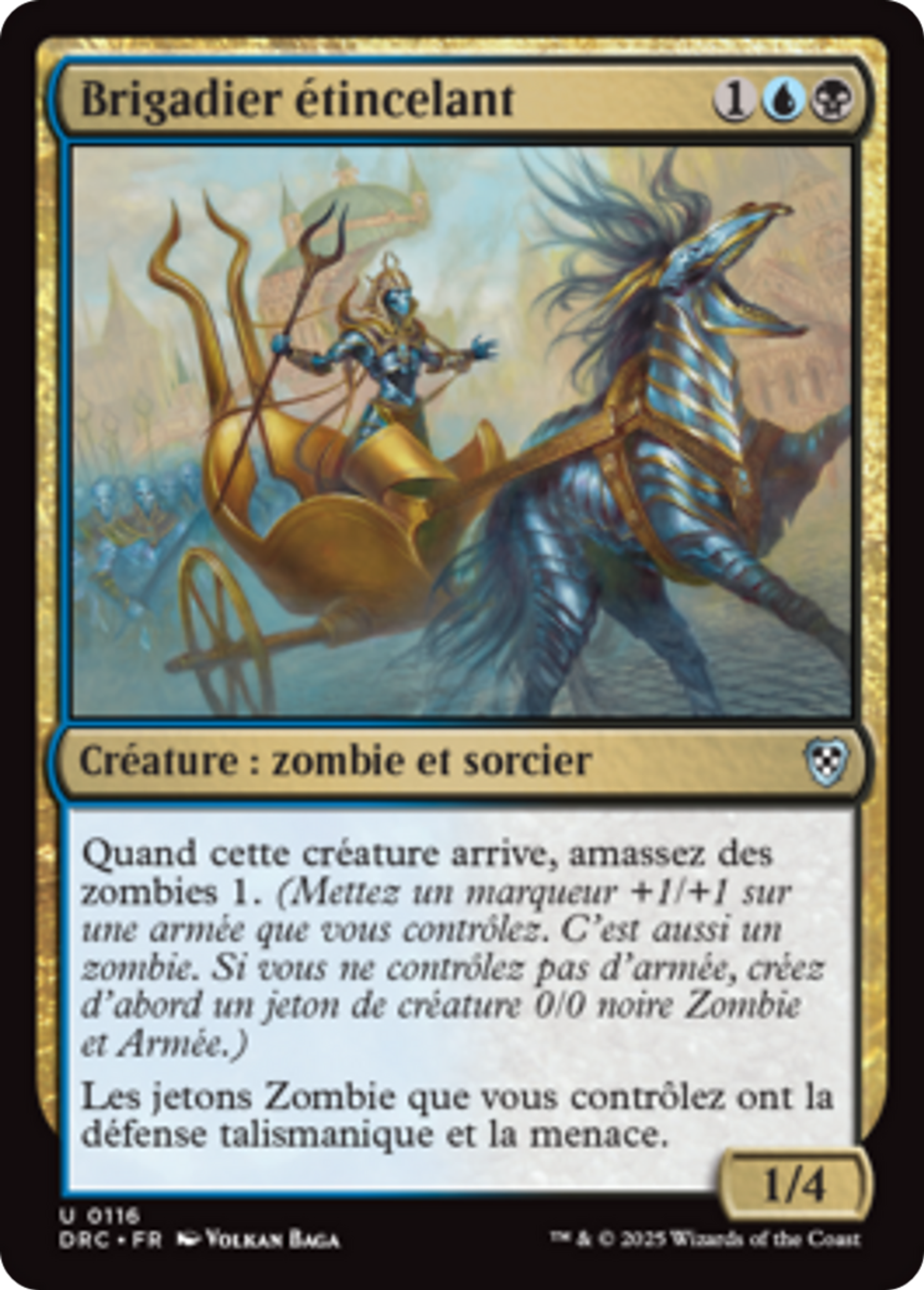 Brigadier étincelant — Aetherdrift Commander — Magic: The Gathering