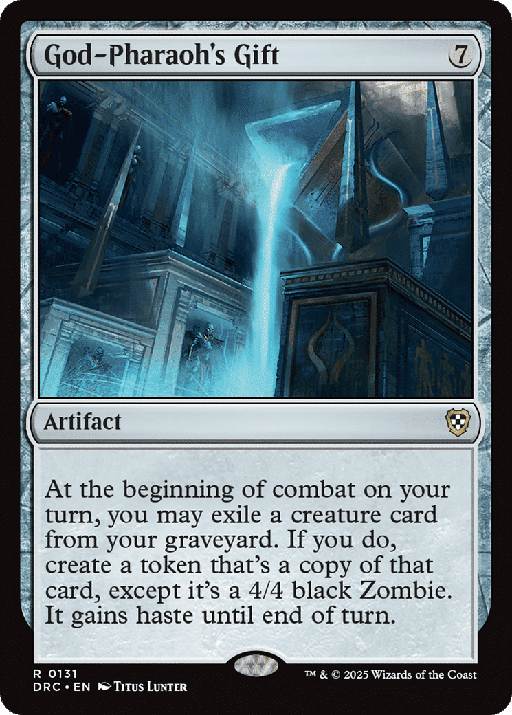 God-Pharaoh's Gift — Aetherdrift Commander — Magic: The Gathering