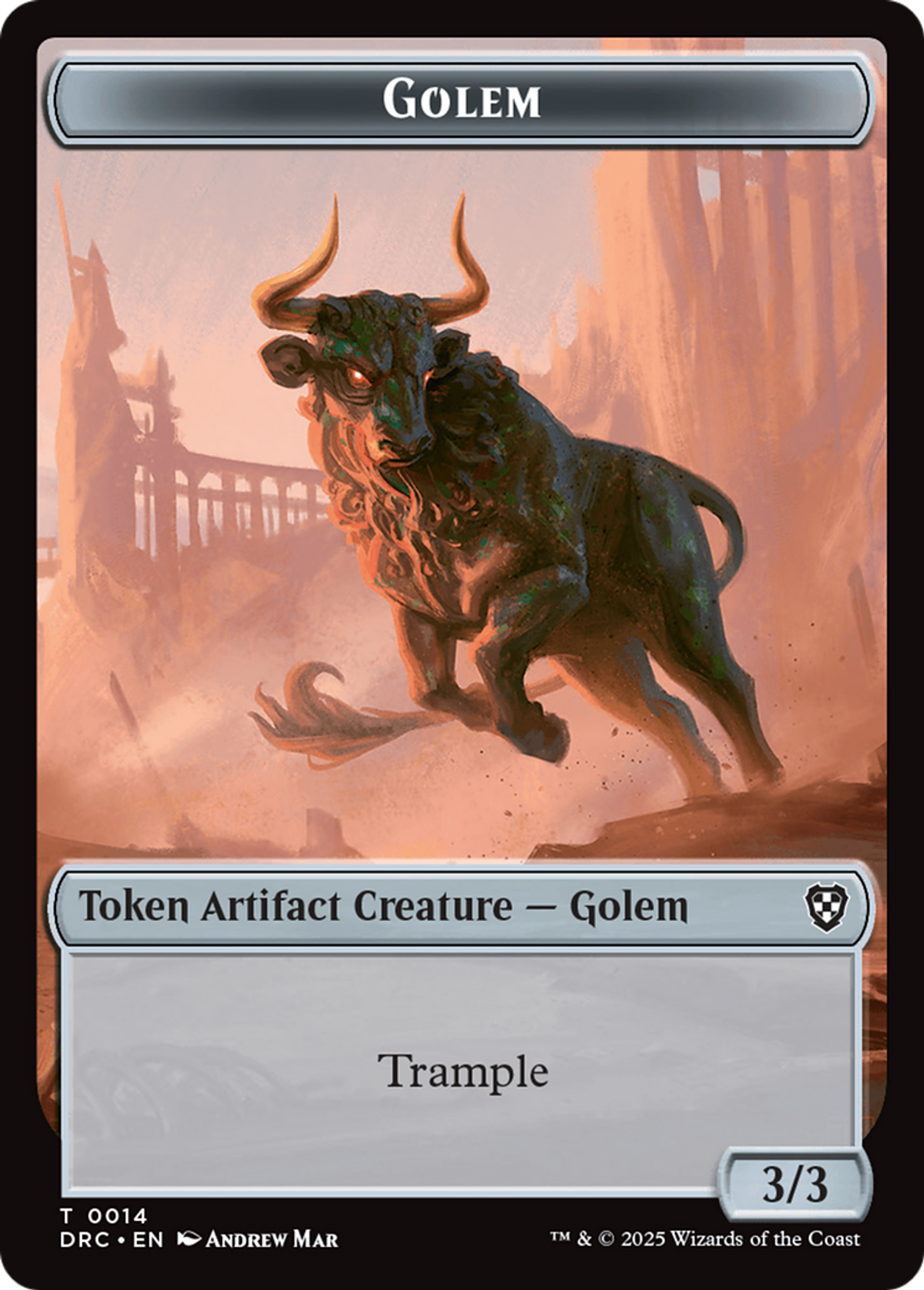 Golem — Aetherdrift Commander — Magic: The Gathering