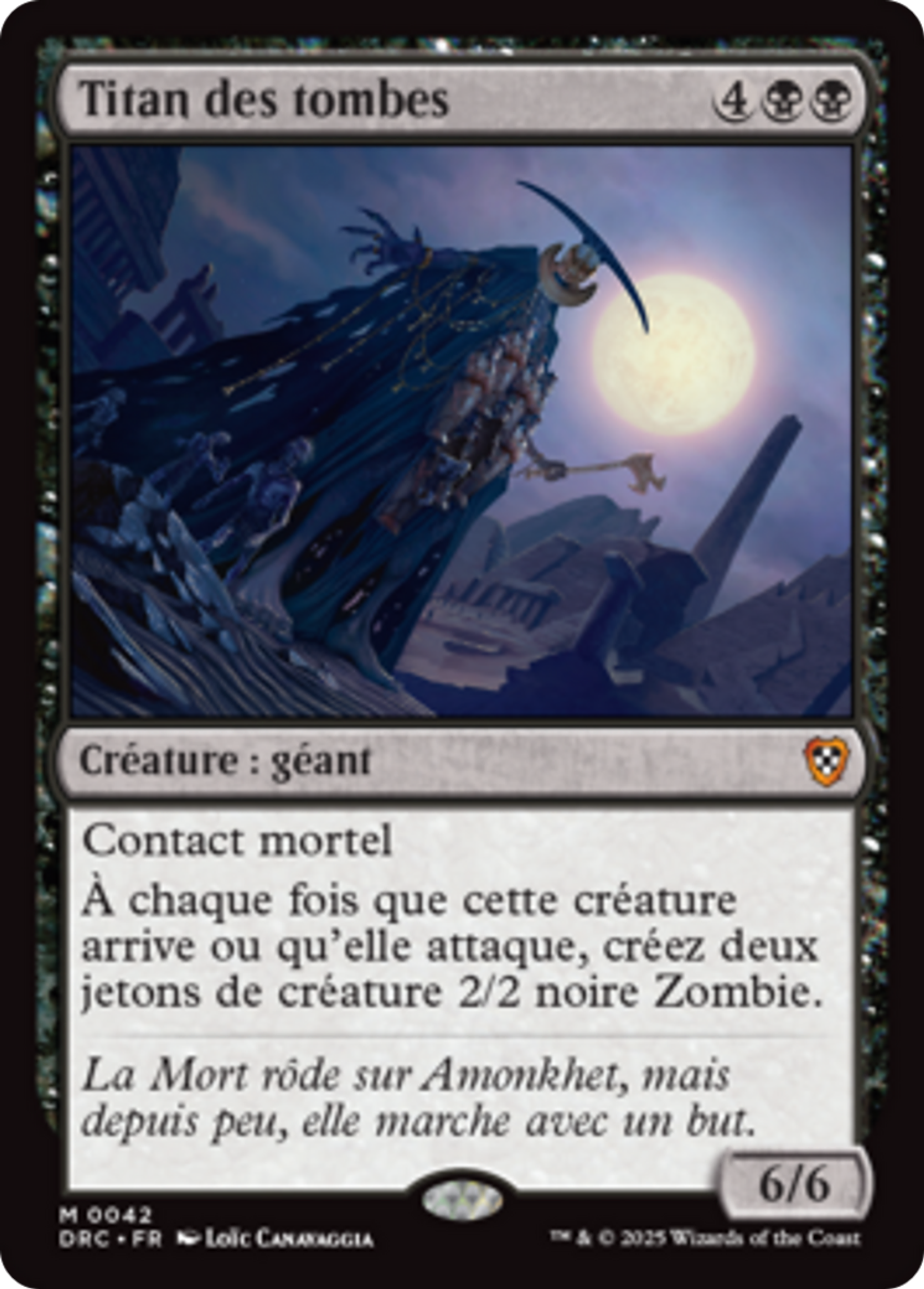 Titan des tombes — Aetherdrift Commander — Magic: The Gathering