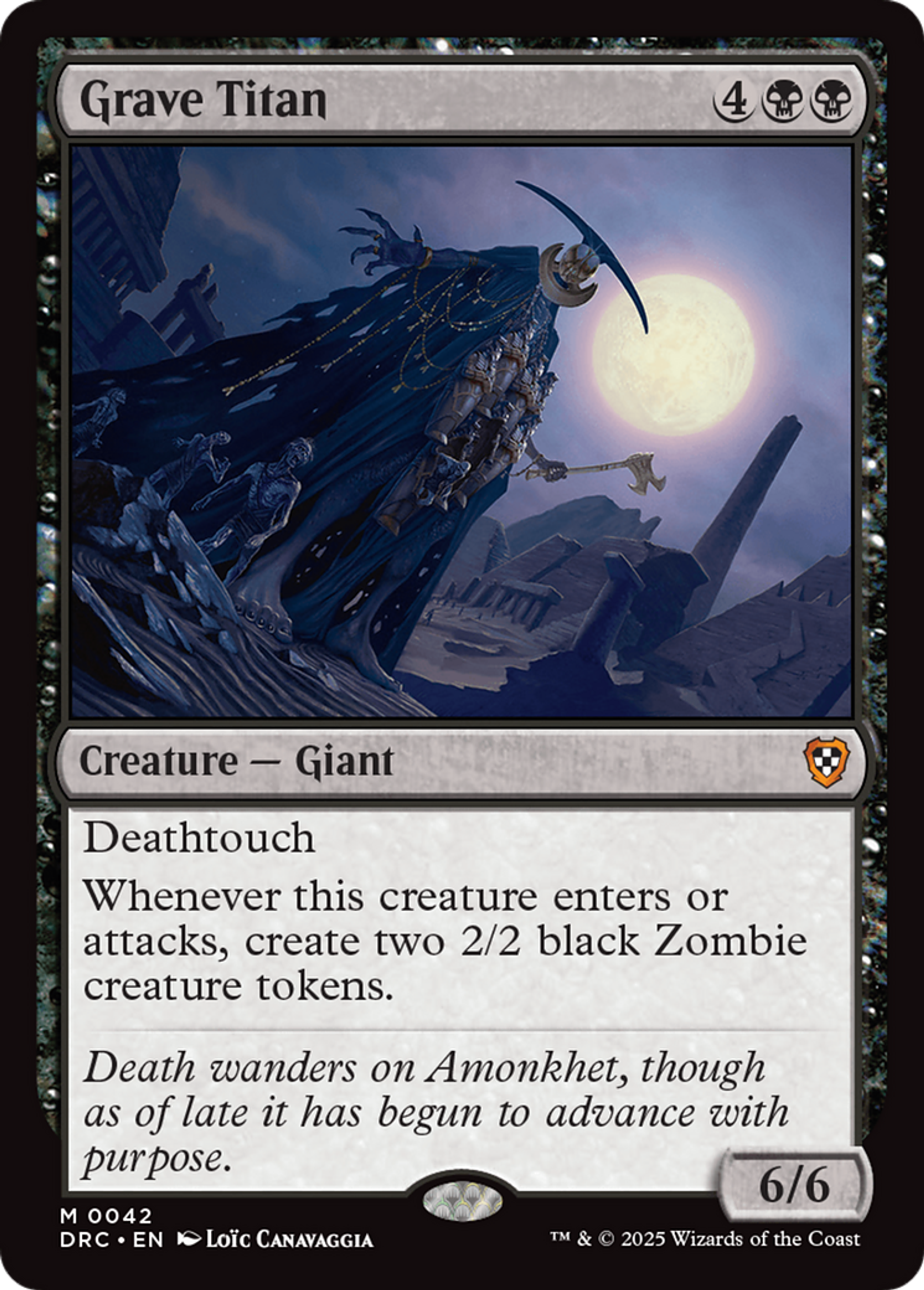 Grave Titan — Aetherdrift Commander — Magic: The Gathering