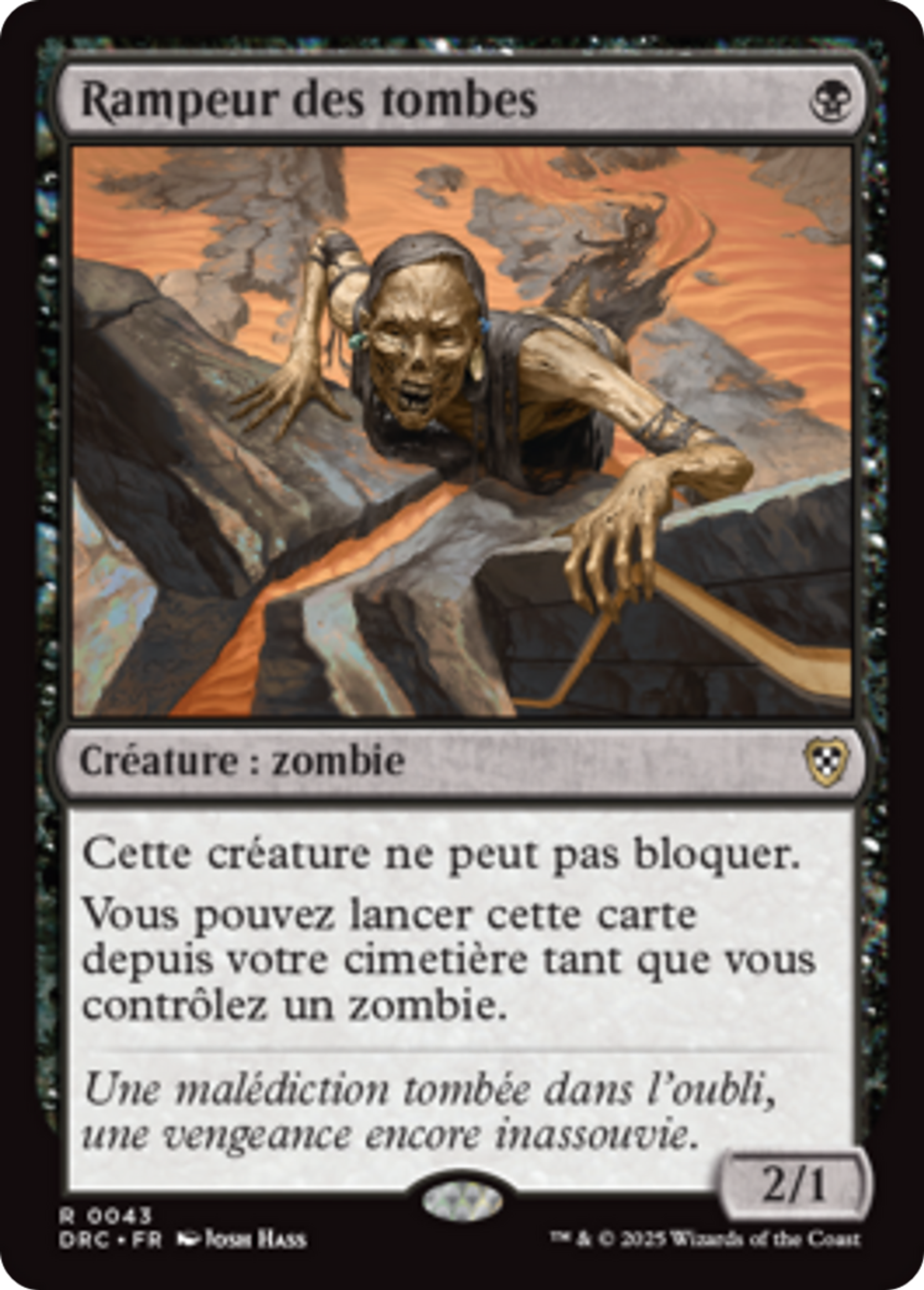 Rampeur des tombes — Aetherdrift Commander — Magic: The Gathering