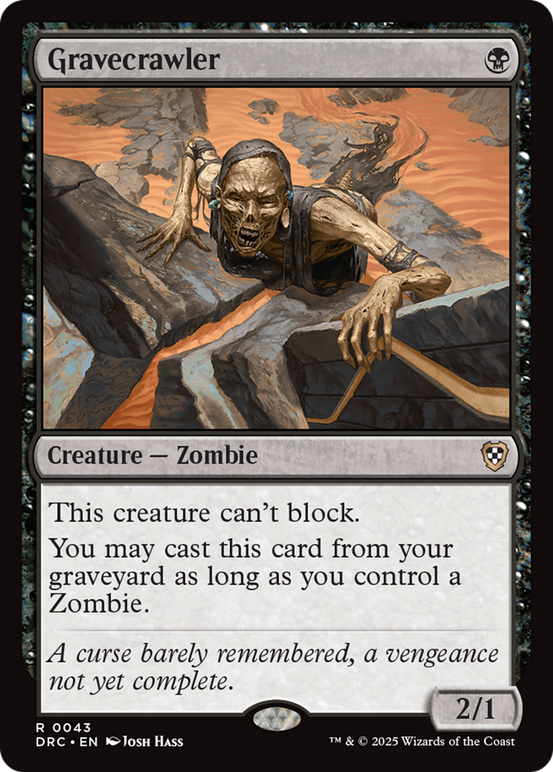 Gravecrawler — Aetherdrift Commander — Magic: The Gathering