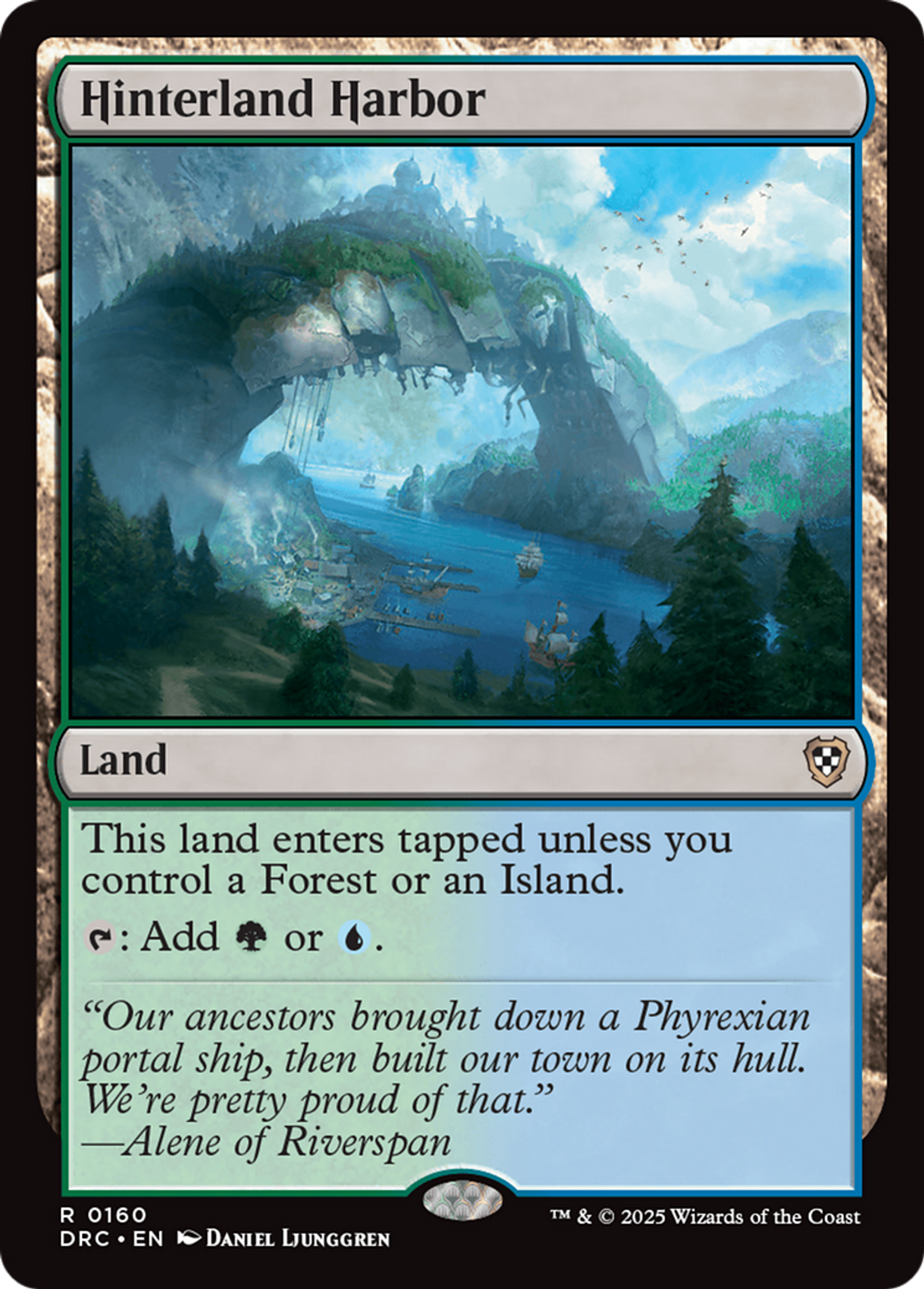 Hinterland Harbor — Aetherdrift Commander — Magic: The Gathering