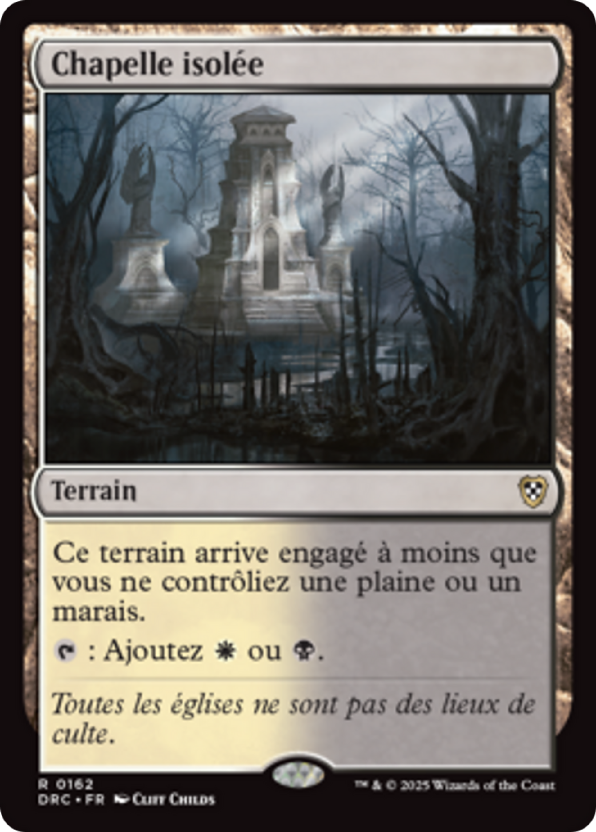 Chapelle isolée — Aetherdrift Commander — Magic: The Gathering
