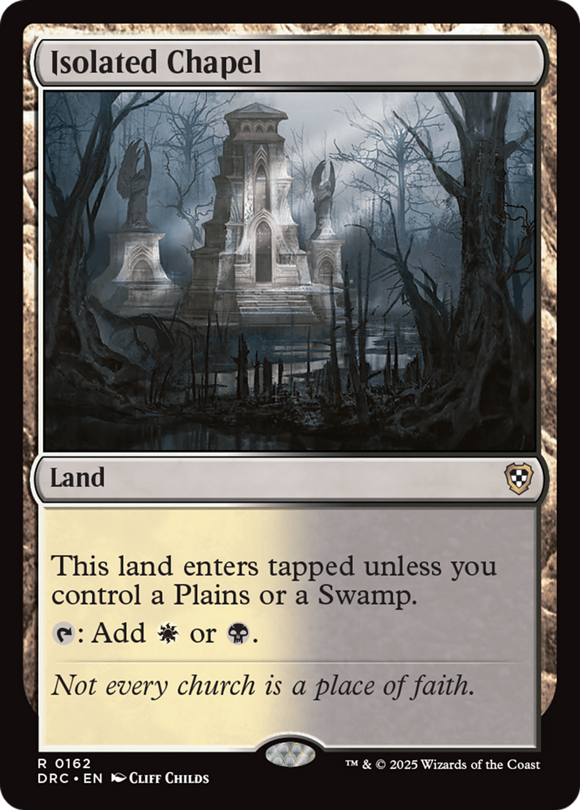 Isolated Chapel — Aetherdrift Commander — Magic: The Gathering
