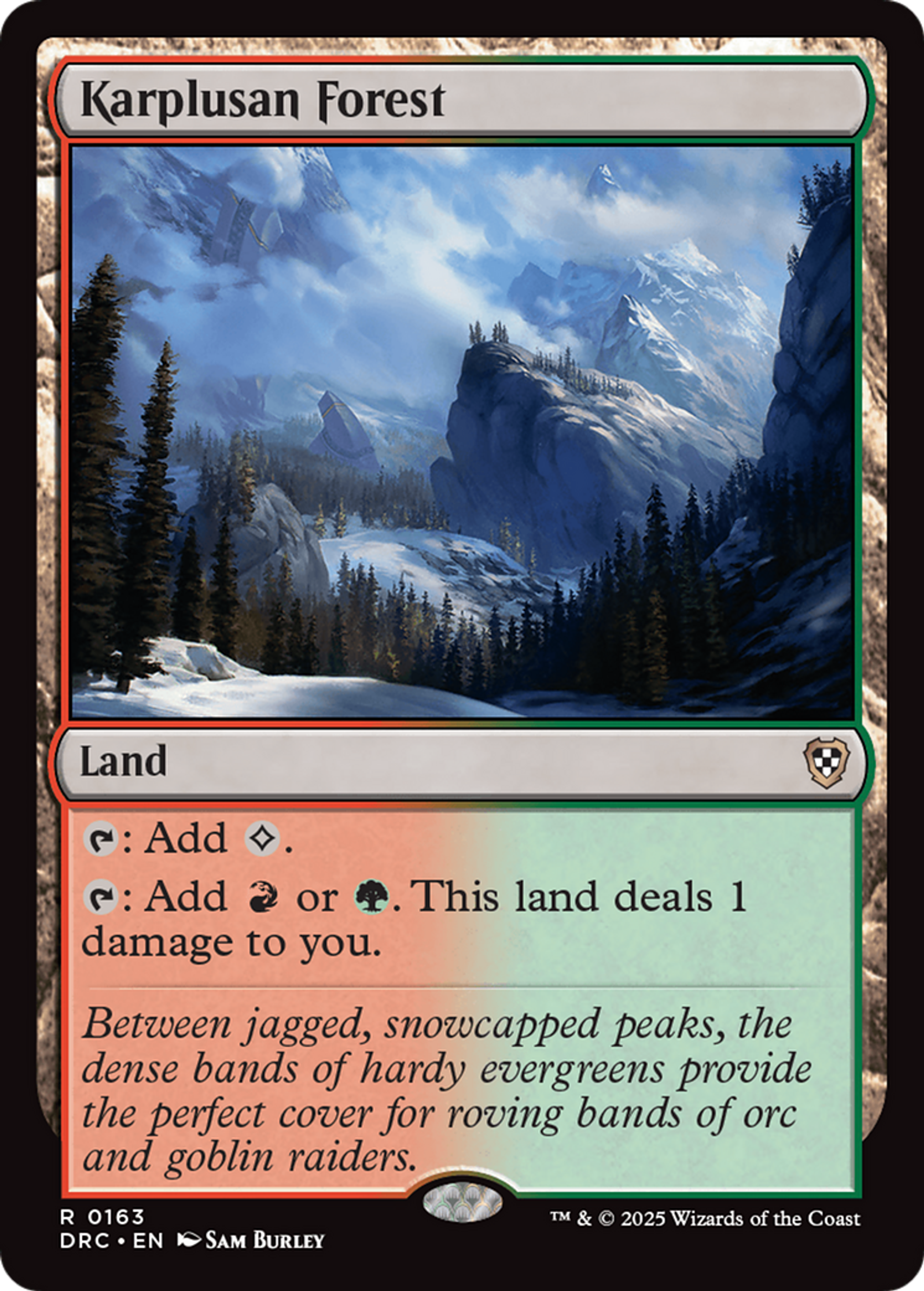 Karplusan Forest — Aetherdrift Commander — Magic: The Gathering