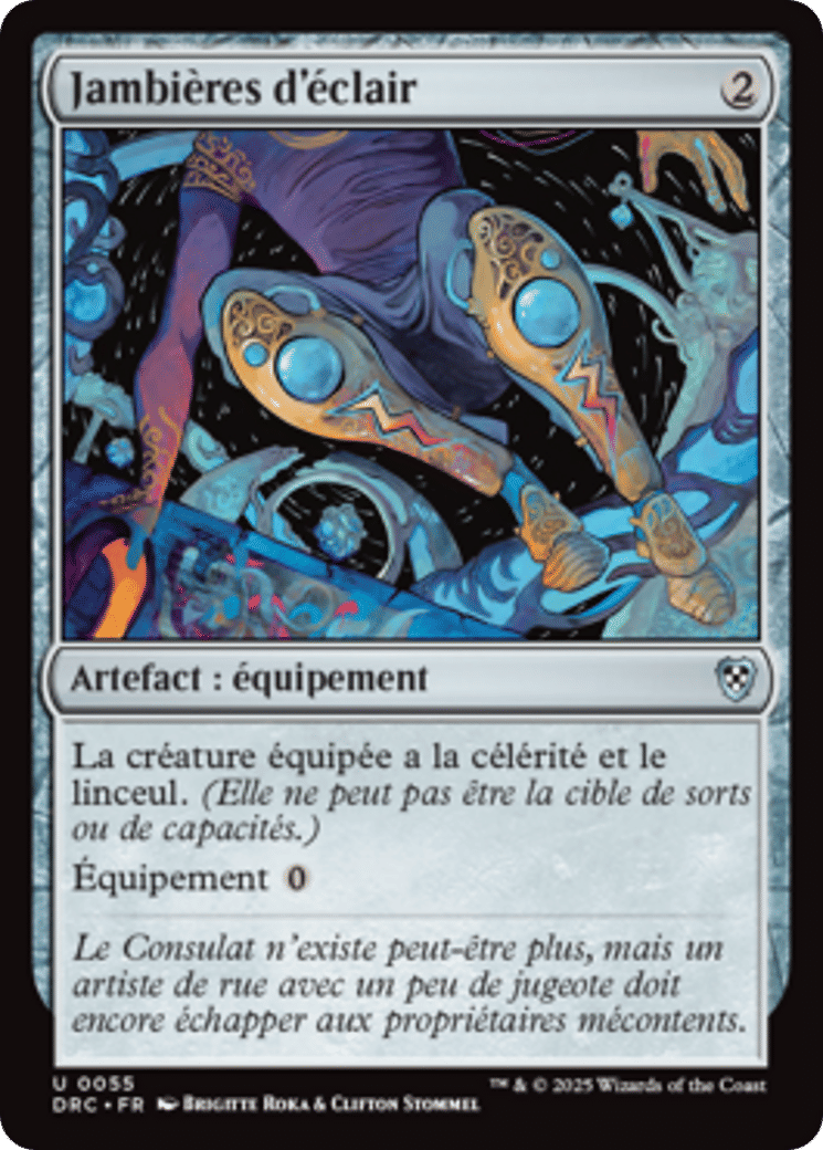 Jambières d'éclair — Aetherdrift Commander — Magic: The Gathering