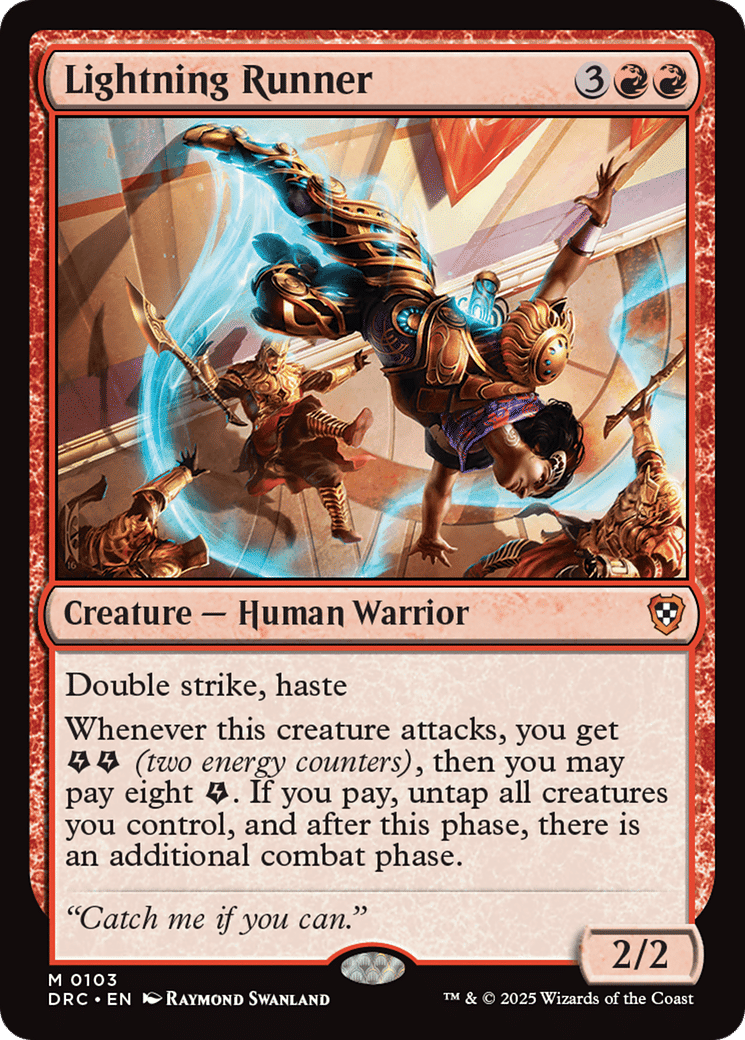 Lightning Runner — Aetherdrift Commander — Magic: The Gathering