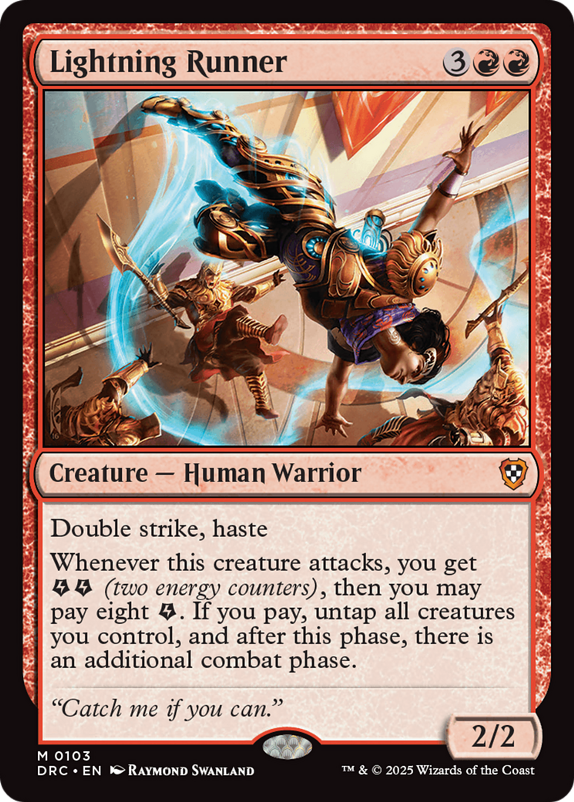 Lightning Runner — Aetherdrift Commander — Magic: The Gathering