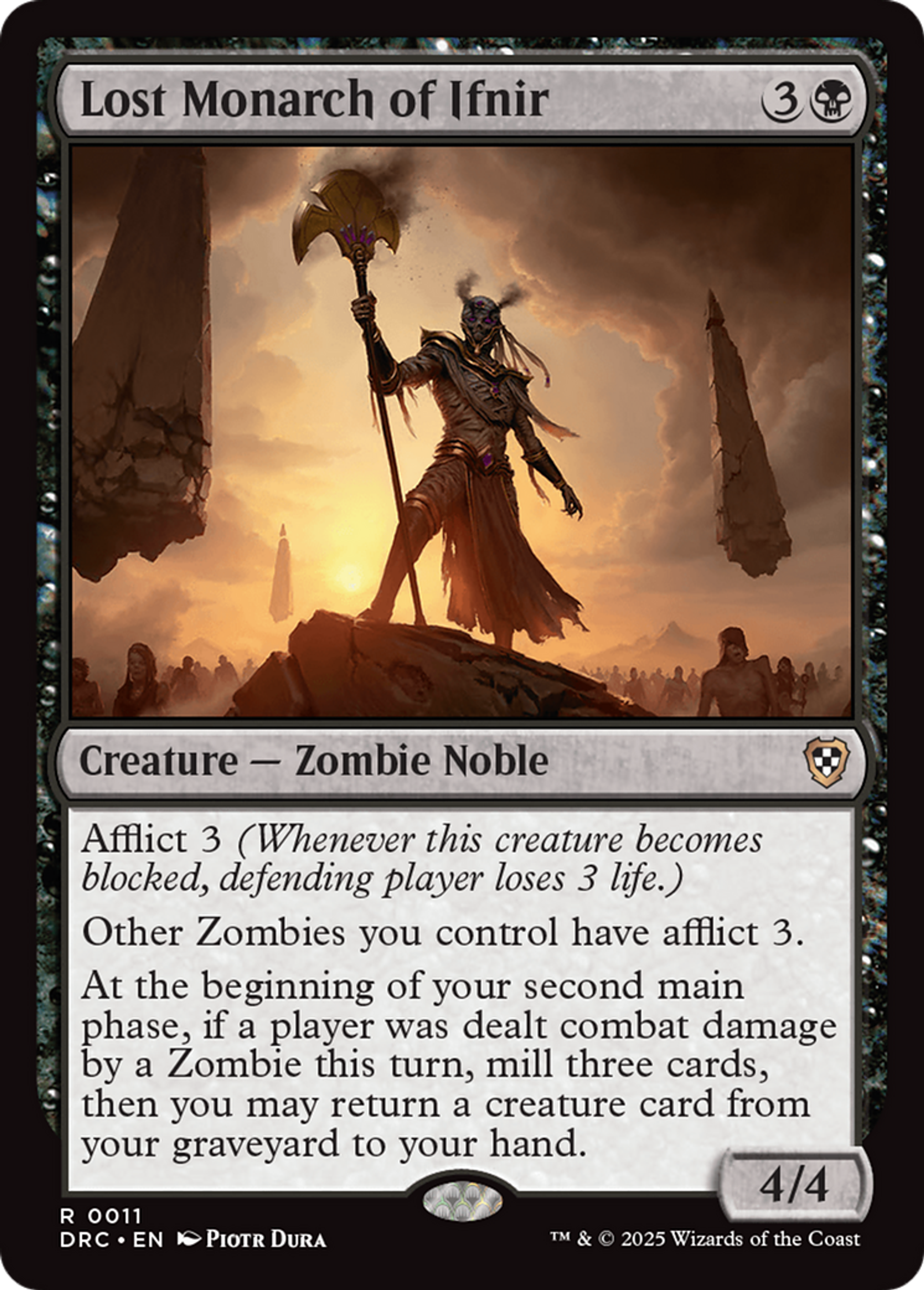 Lost Monarch of Ifnir — Aetherdrift Commander — Magic: The Gathering