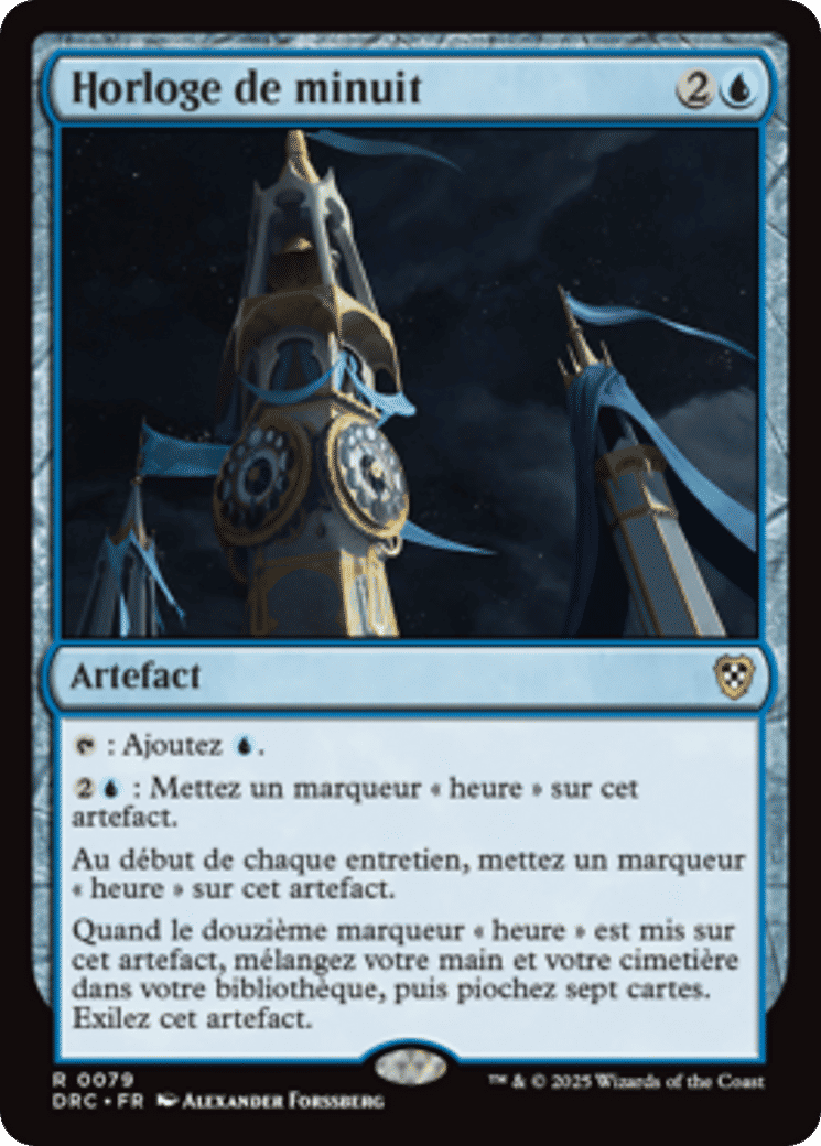 Horloge de minuit — Aetherdrift Commander — Magic: The Gathering