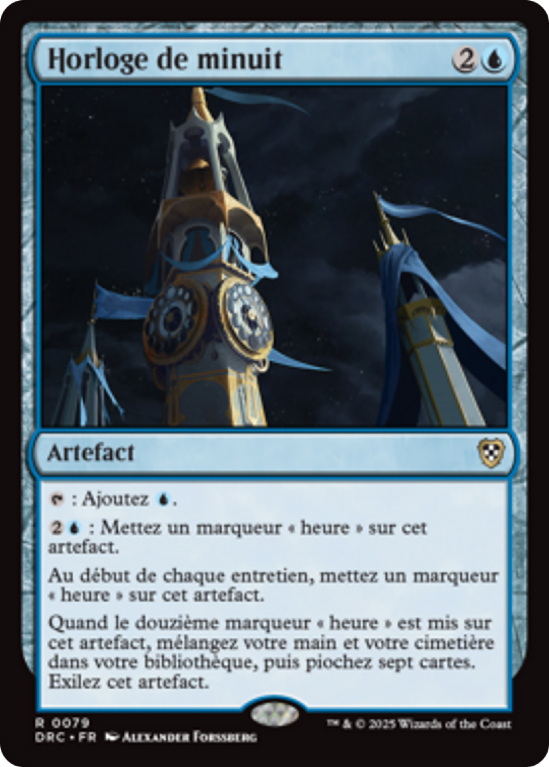 Horloge de minuit — Aetherdrift Commander — Magic: The Gathering