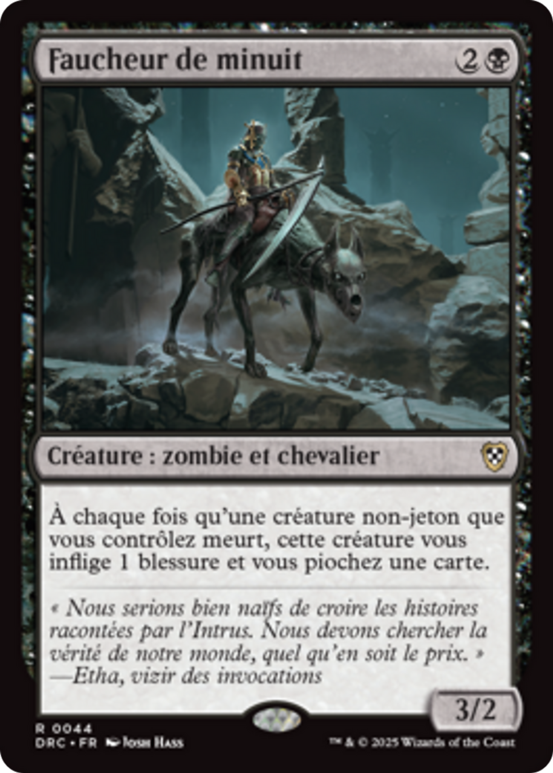 Faucheur de minuit — Aetherdrift Commander — Magic: The Gathering