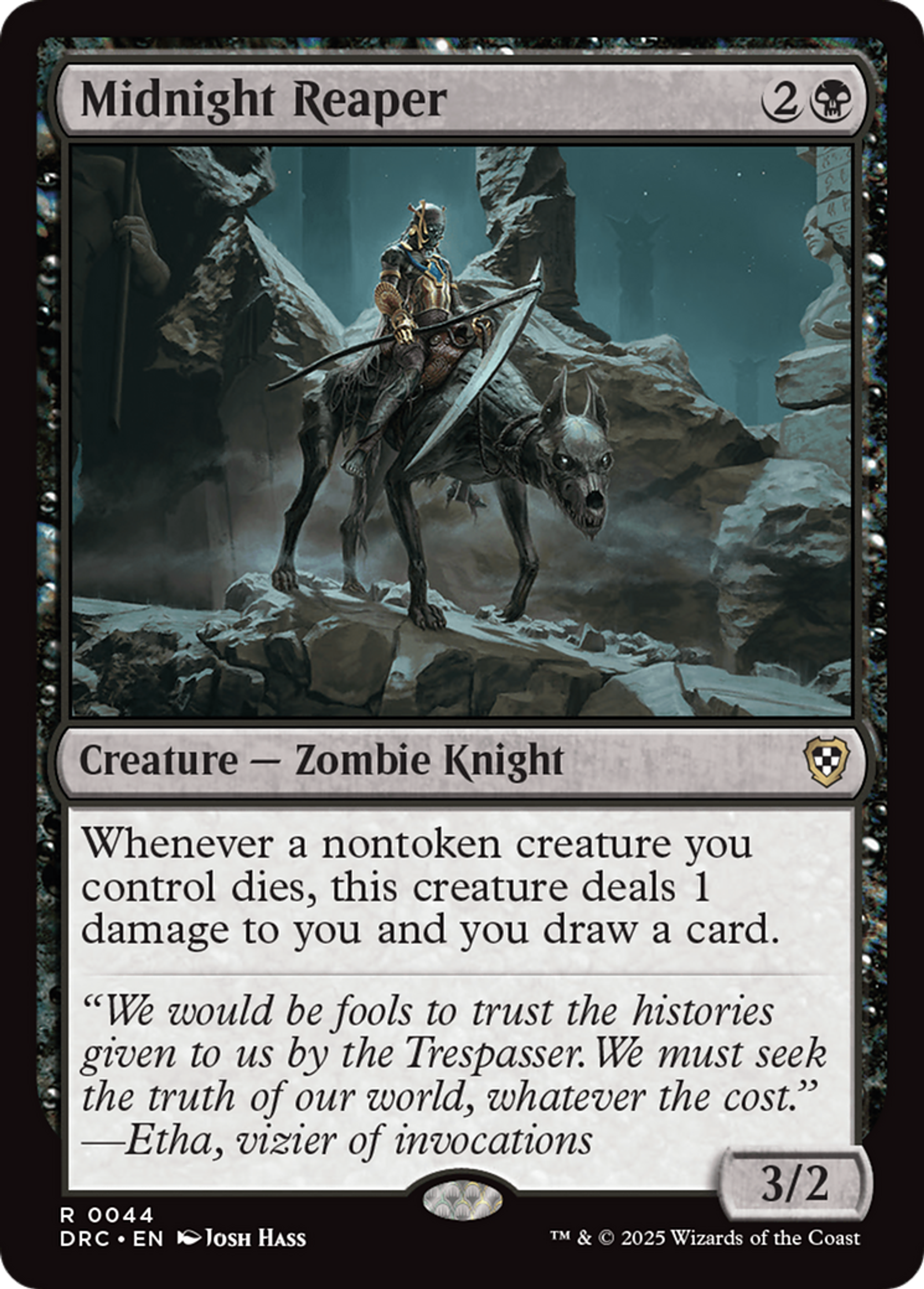 Midnight Reaper — Aetherdrift Commander — Magic: The Gathering