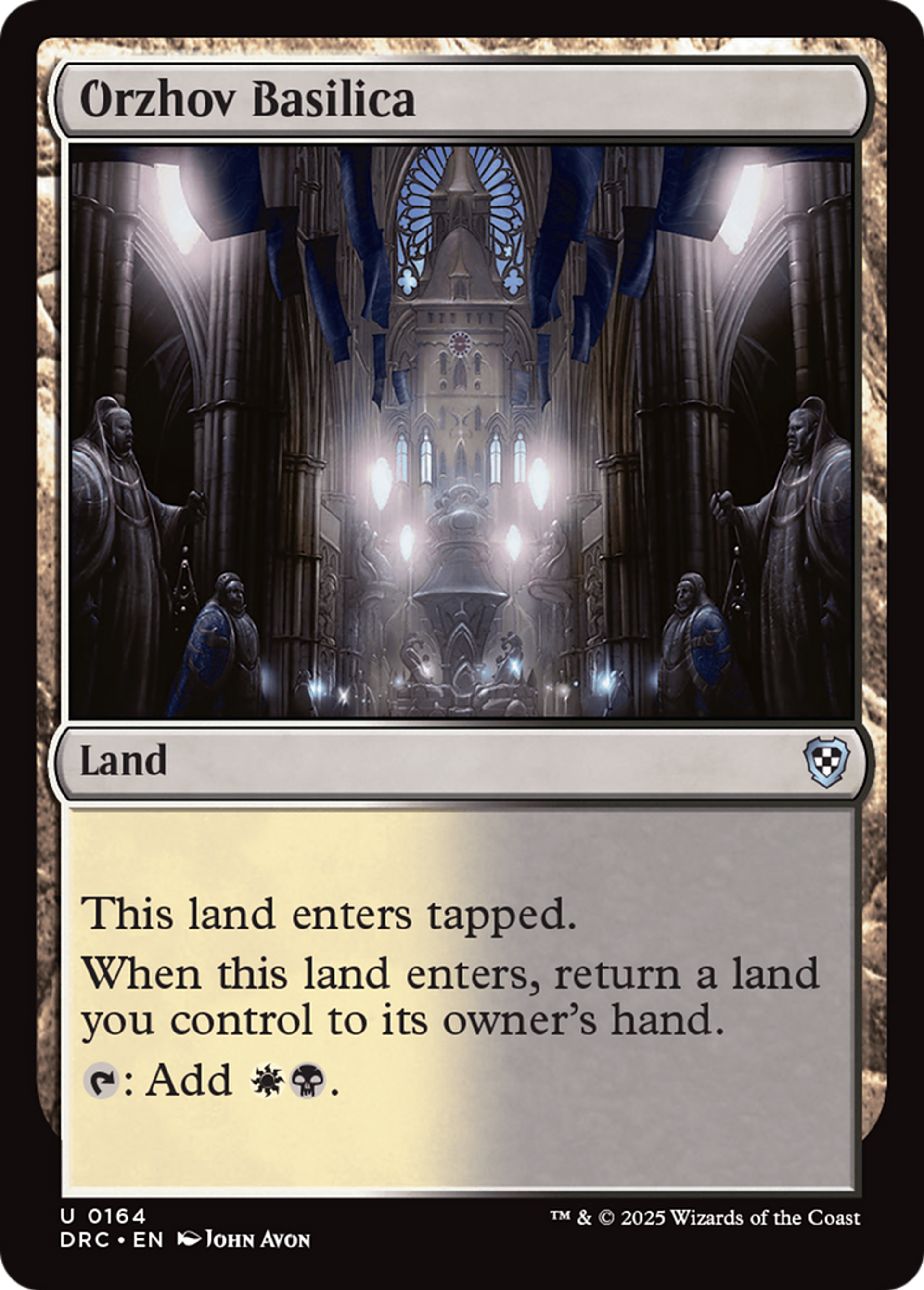 Orzhov Basilica — Aetherdrift Commander — Magic: The Gathering