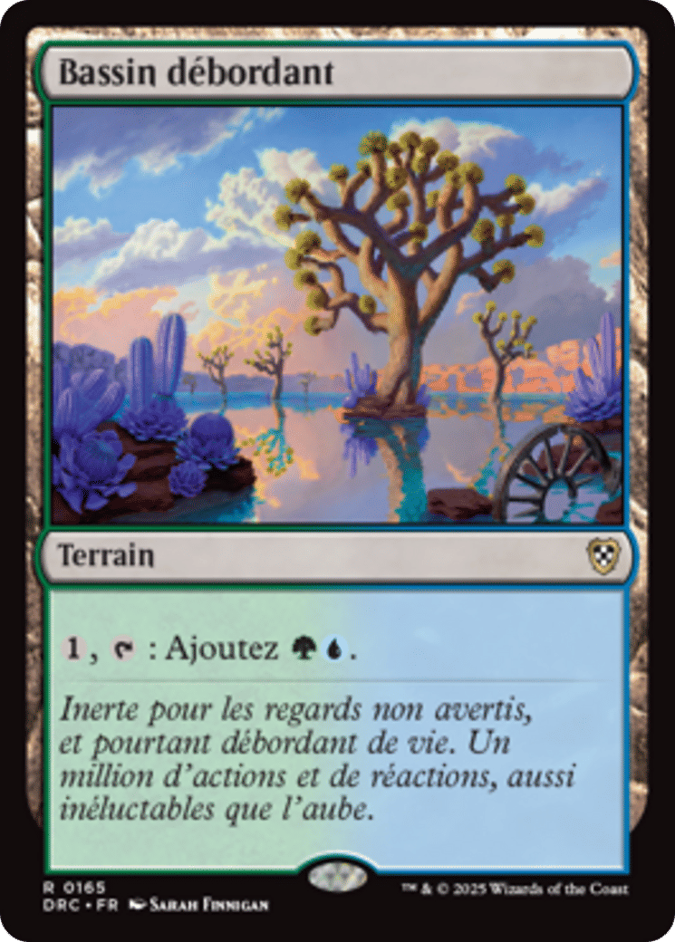 Bassin débordant — Aetherdrift Commander — Magic: The Gathering