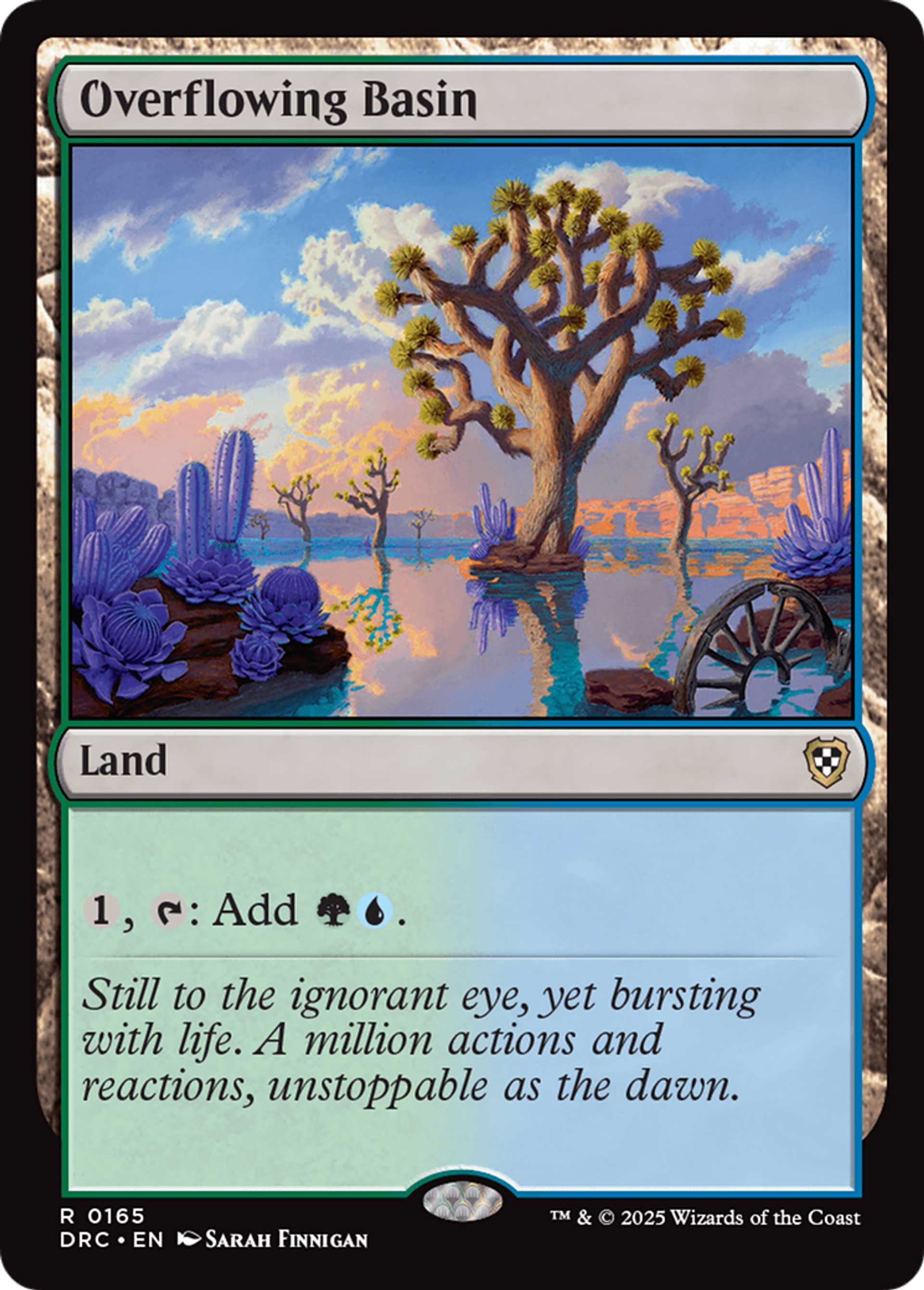 Overflowing Basin — Aetherdrift Commander — Magic: The Gathering