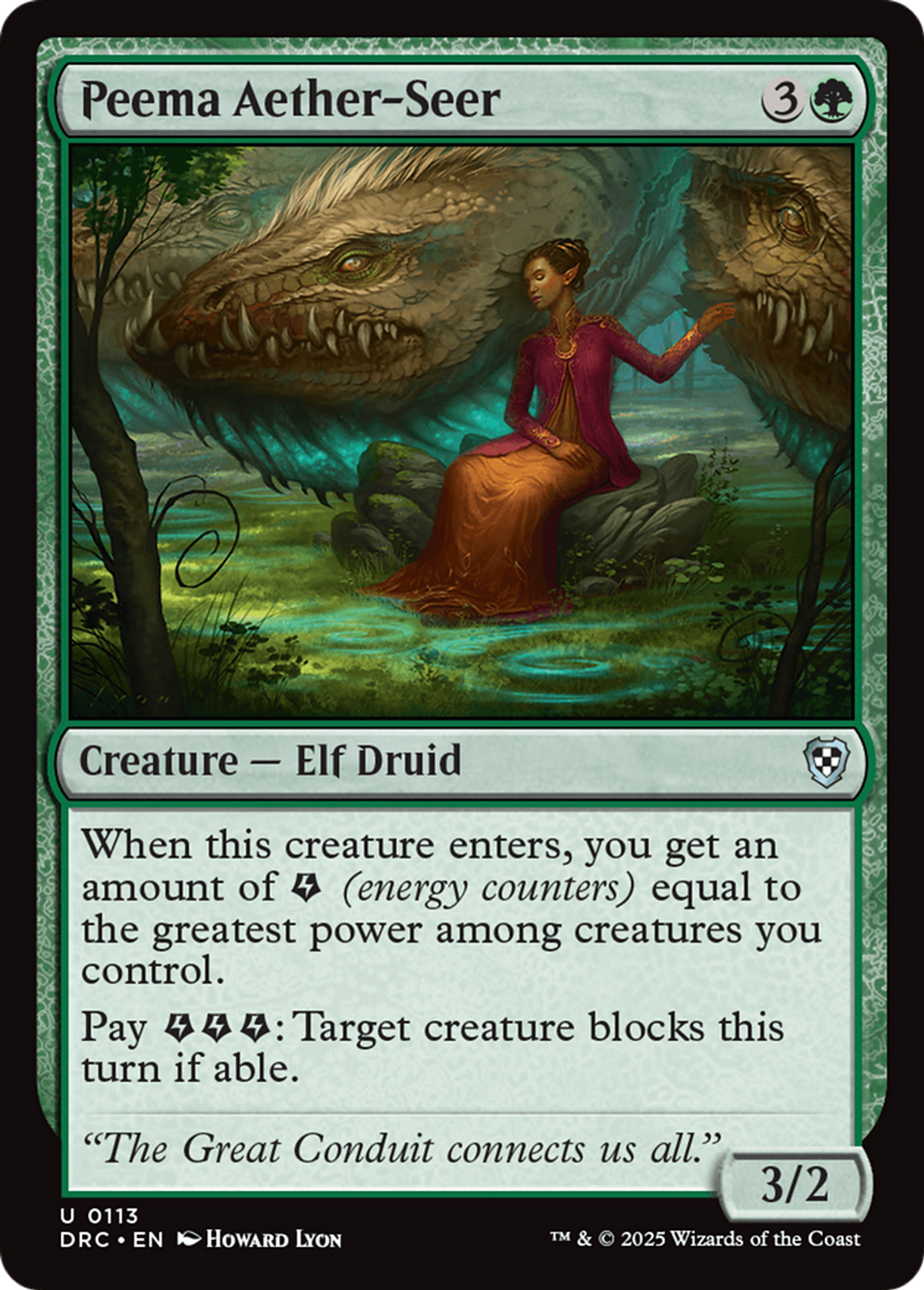 Peema Aether-Seer — Aetherdrift Commander — Magic: The Gathering