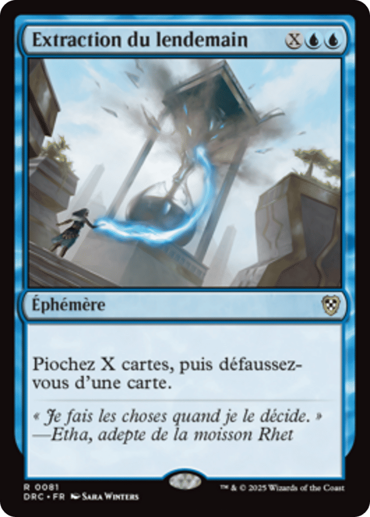Extraction du lendemain — Aetherdrift Commander — Magic: The Gathering
