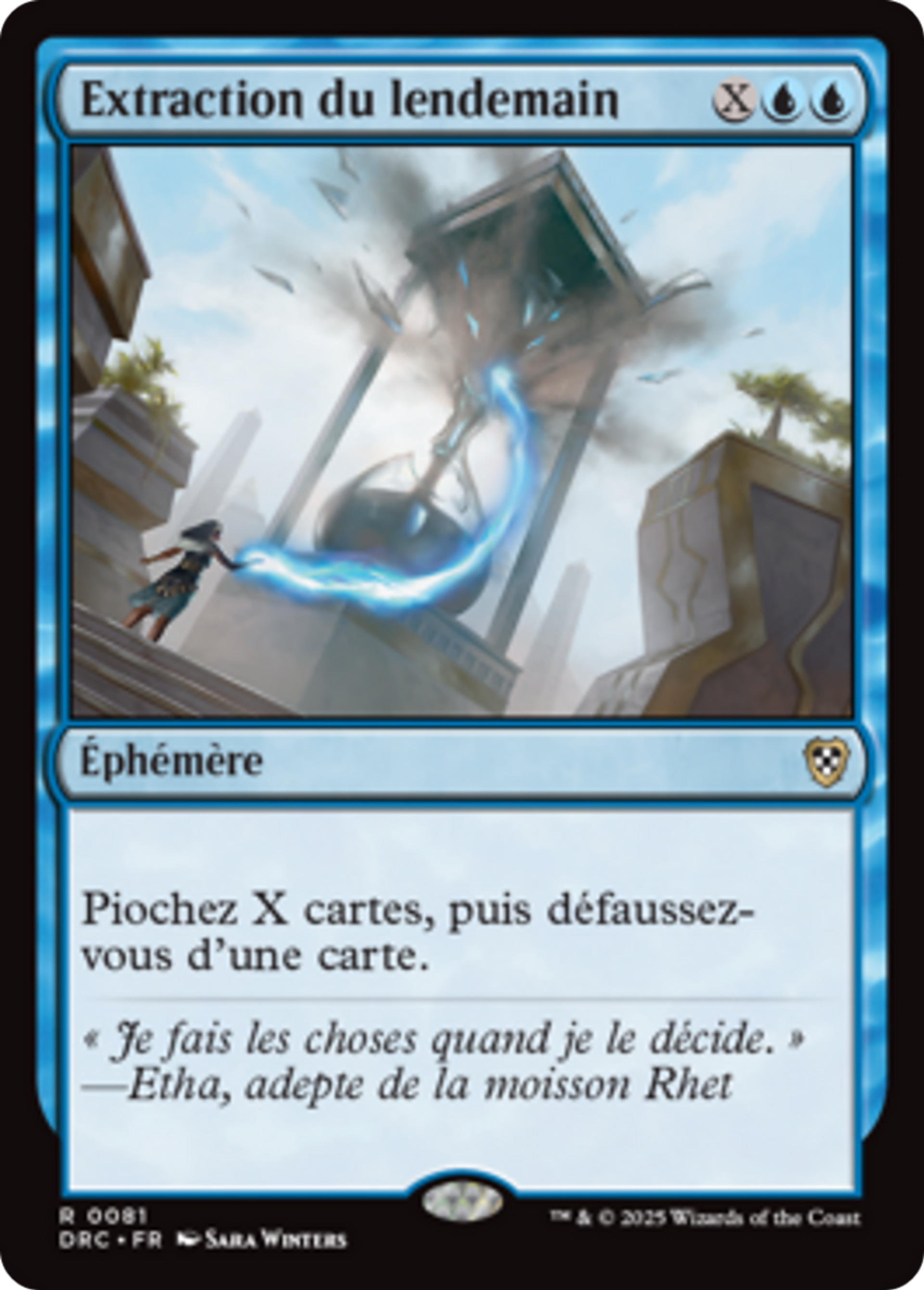 Extraction du lendemain — Aetherdrift Commander — Magic: The Gathering