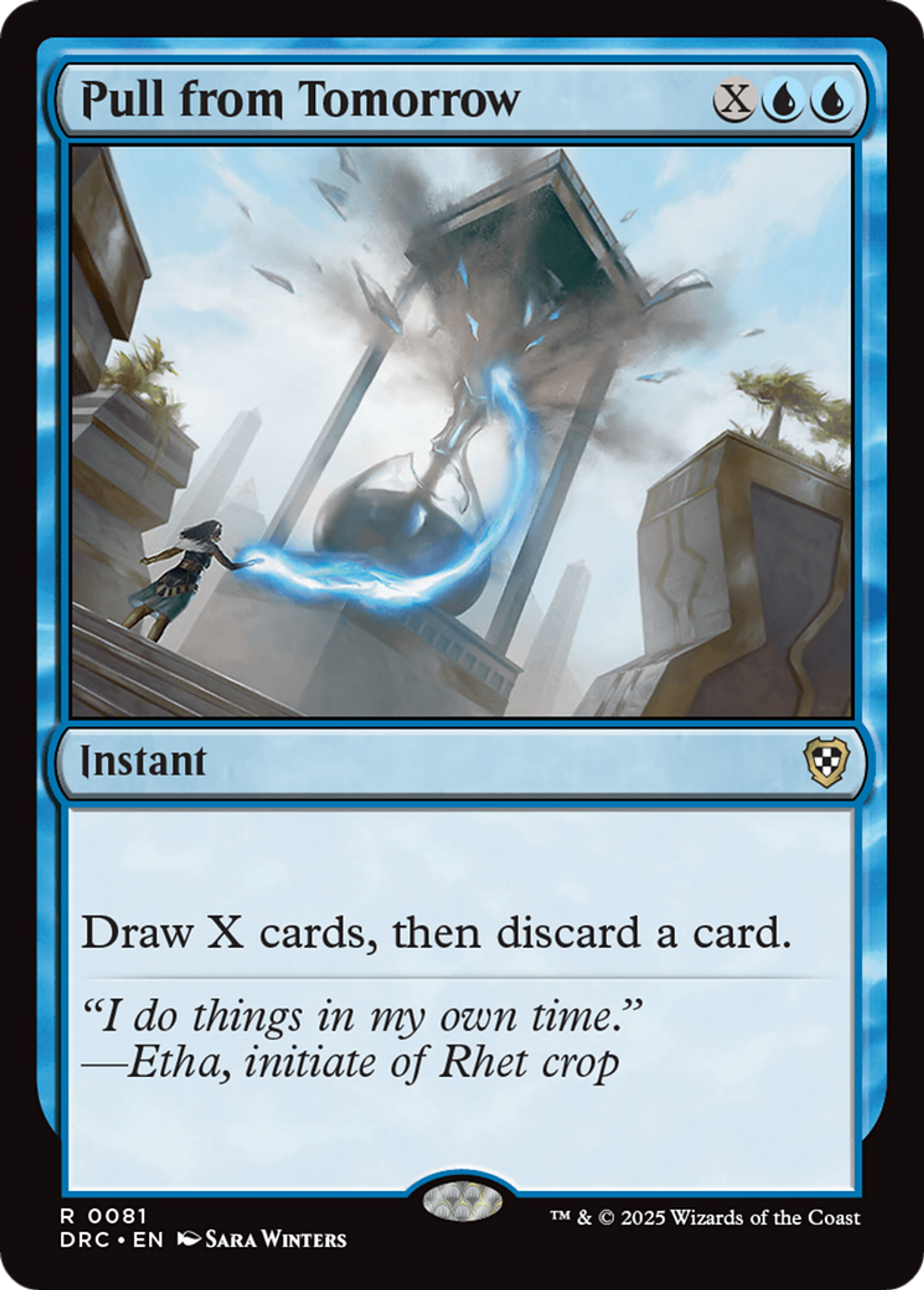 Pull from Tomorrow — Aetherdrift Commander — Magic: The Gathering