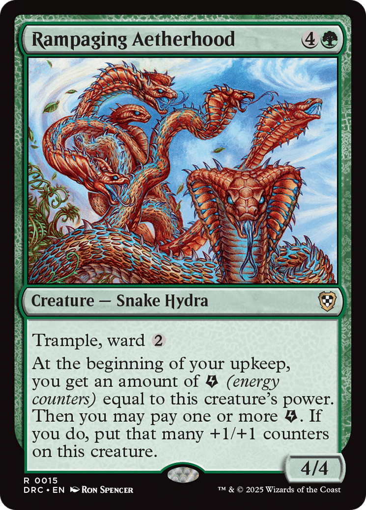 Rampaging Aetherhood — Aetherdrift Commander — Magic: The Gathering