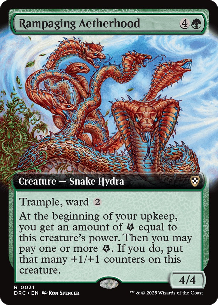 Rampaging Aetherhood — Aetherdrift Commander — Magic: The Gathering