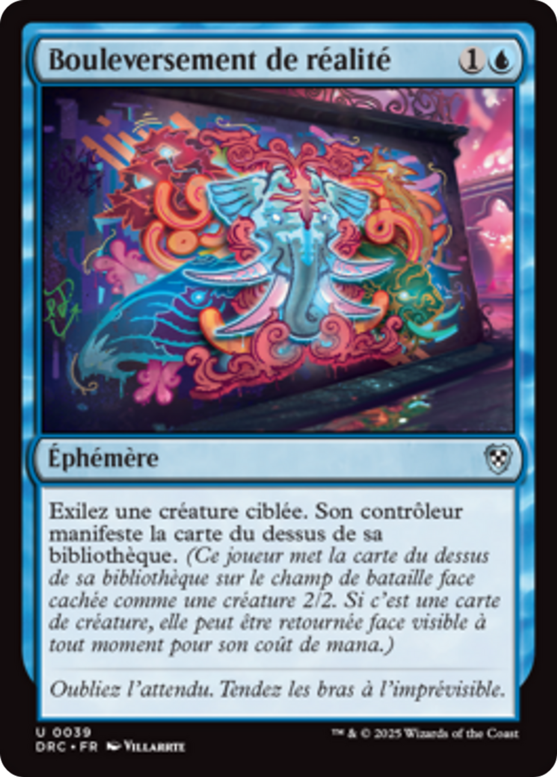Bouleversement de réalité — Aetherdrift Commander — Magic: The Gathering
