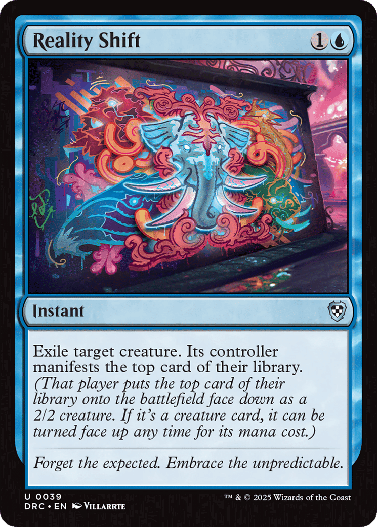 Reality Shift — Aetherdrift Commander — Magic: The Gathering