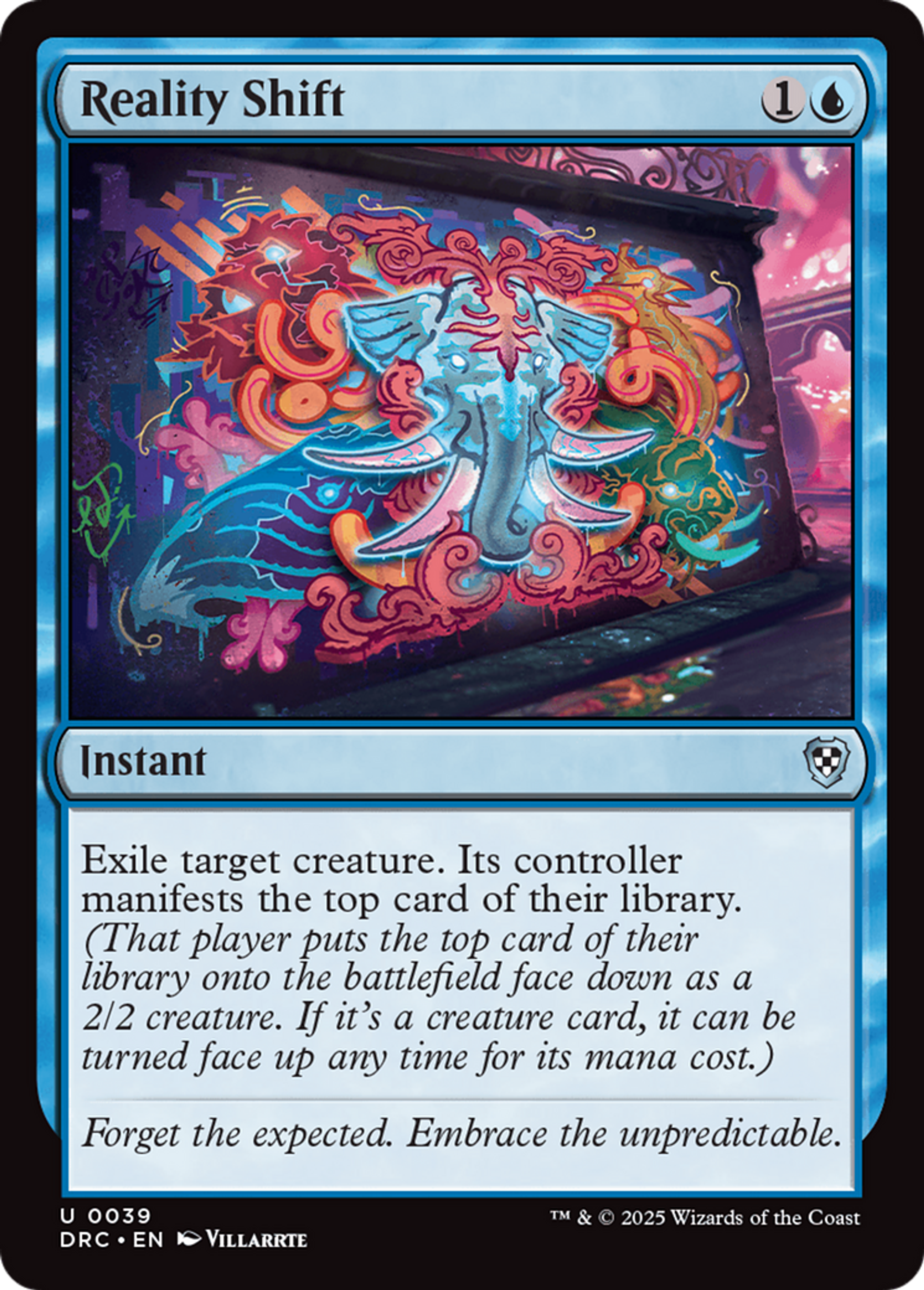 Reality Shift — Aetherdrift Commander — Magic: The Gathering