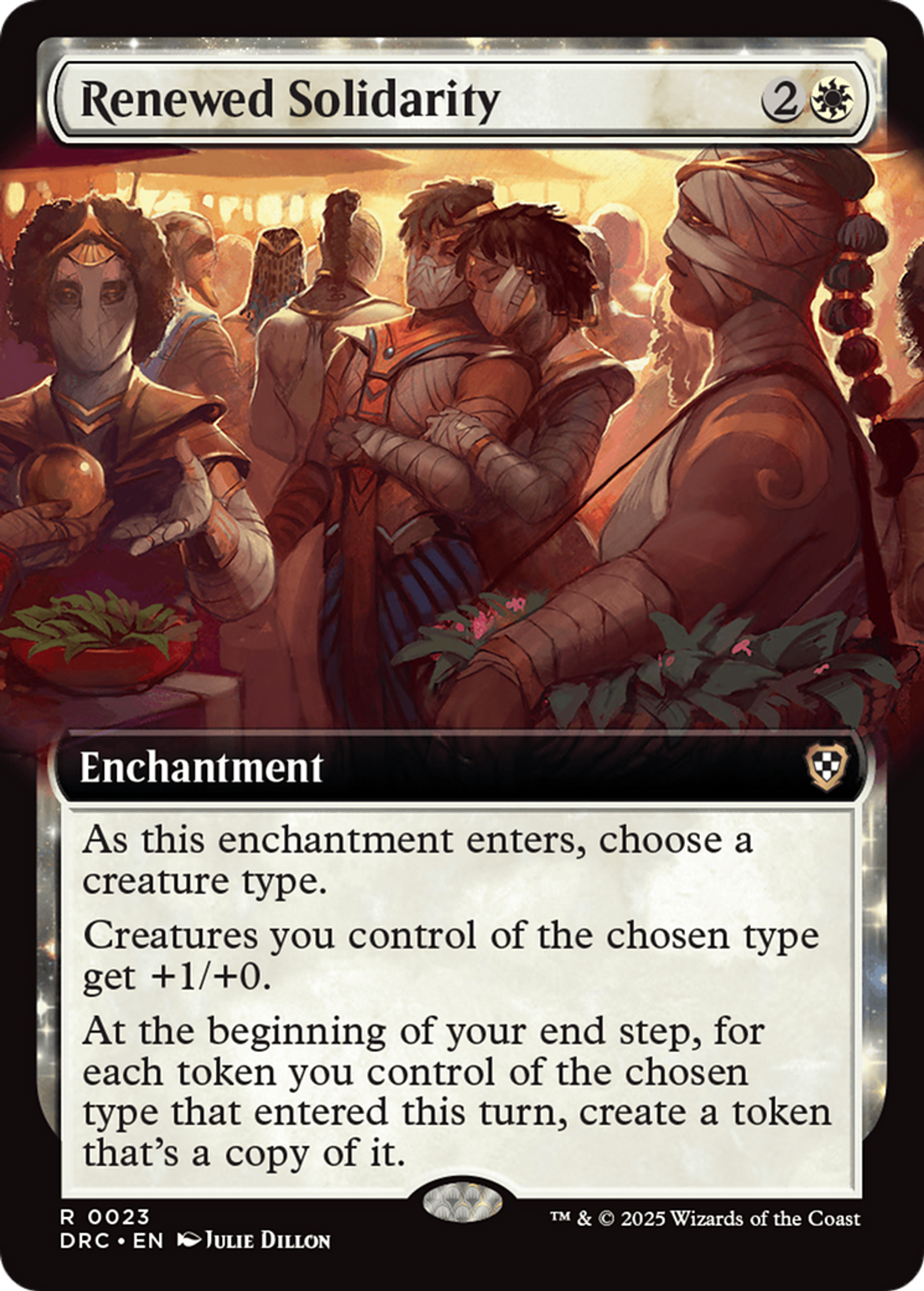 Renewed Solidarity — Aetherdrift Commander — Magic: The Gathering