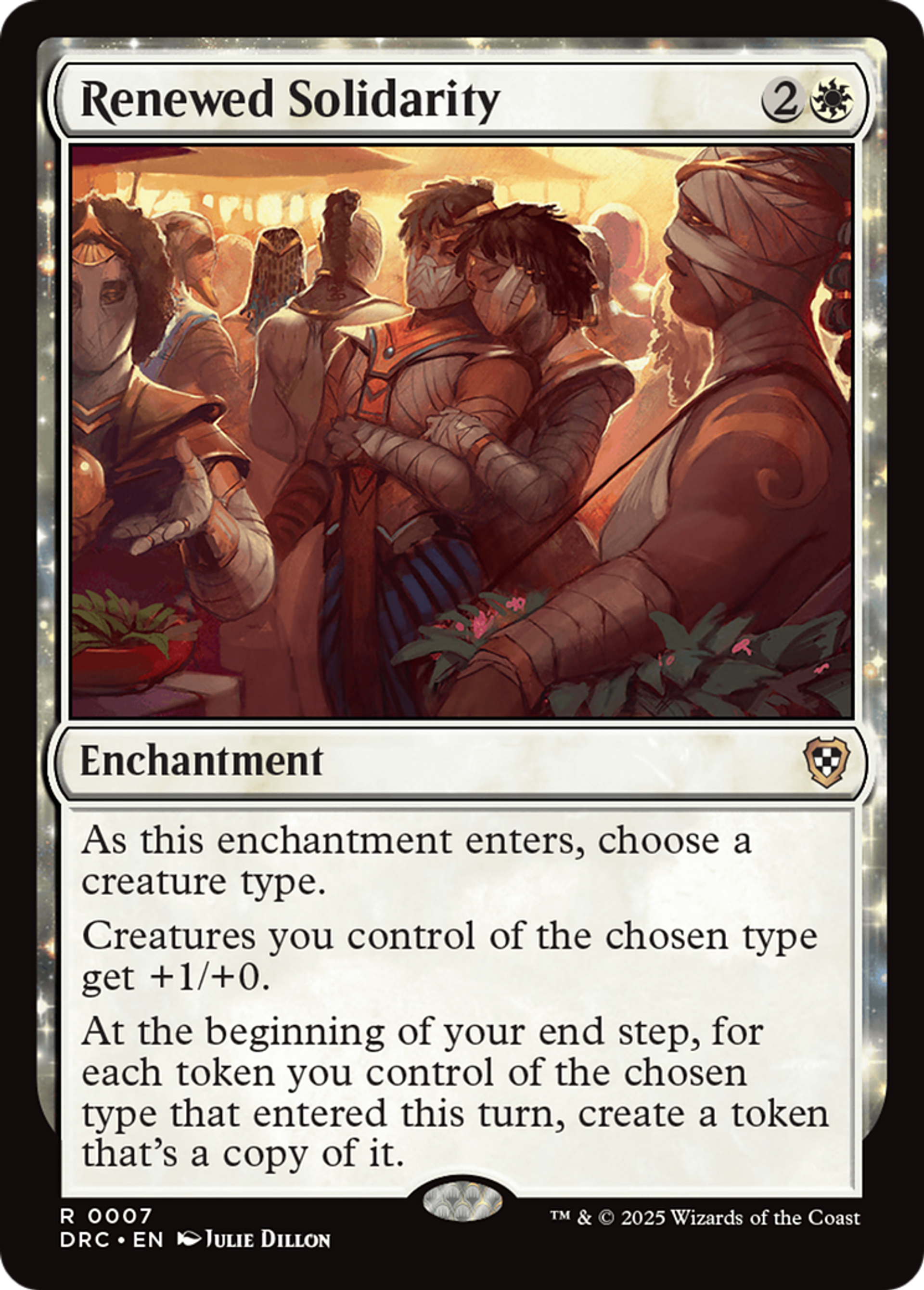 Renewed Solidarity — Aetherdrift Commander — Magic: The Gathering
