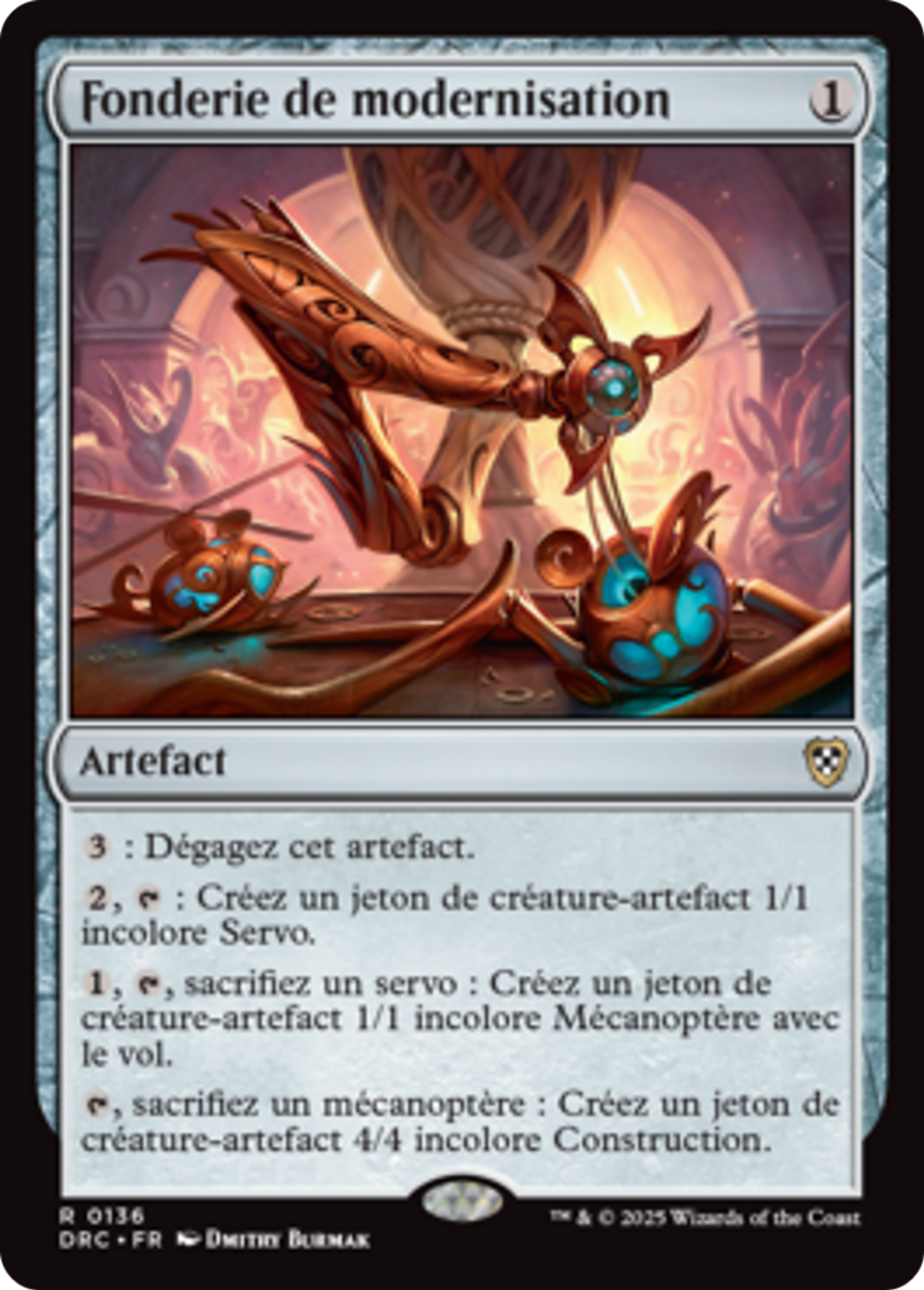 Fonderie de modernisation — Aetherdrift Commander — Magic: The Gathering