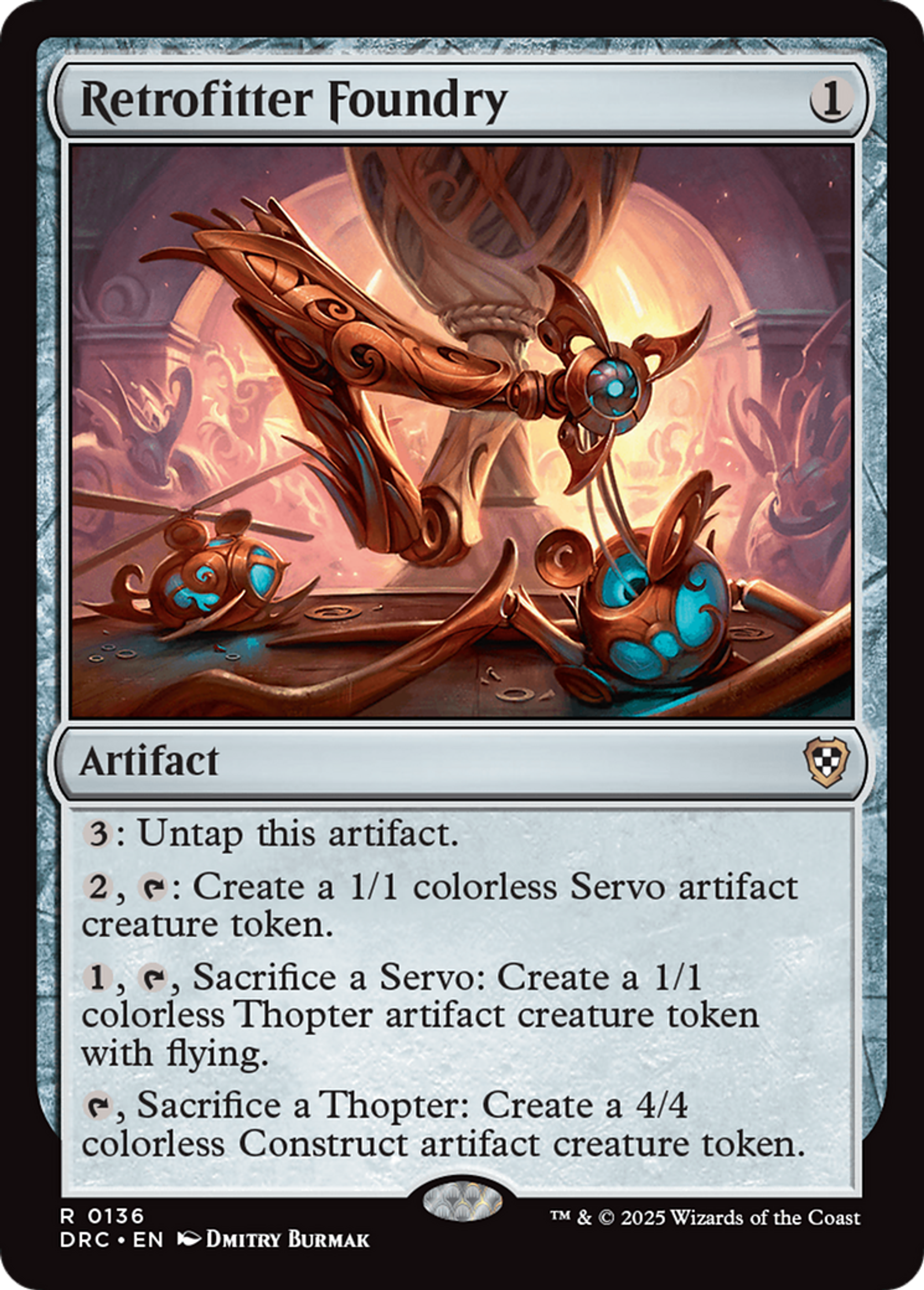 Retrofitter Foundry — Aetherdrift Commander — Magic: The Gathering