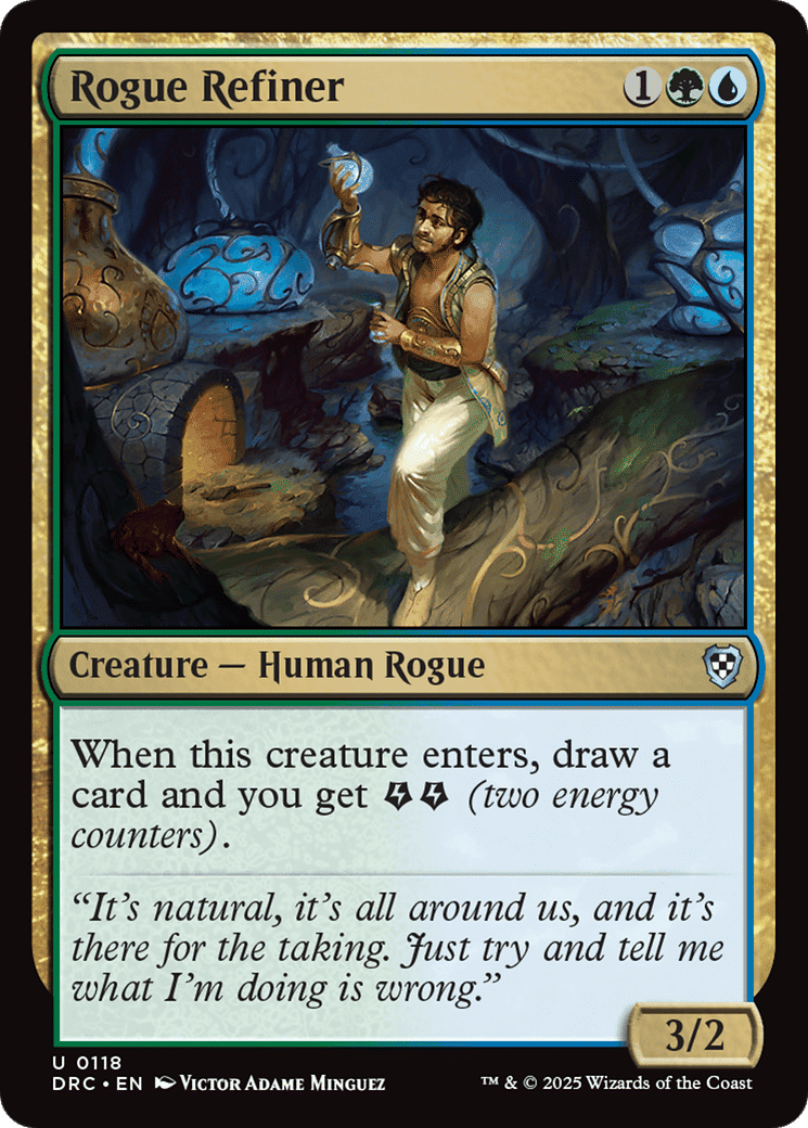 Rogue Refiner — Aetherdrift Commander — Magic: The Gathering