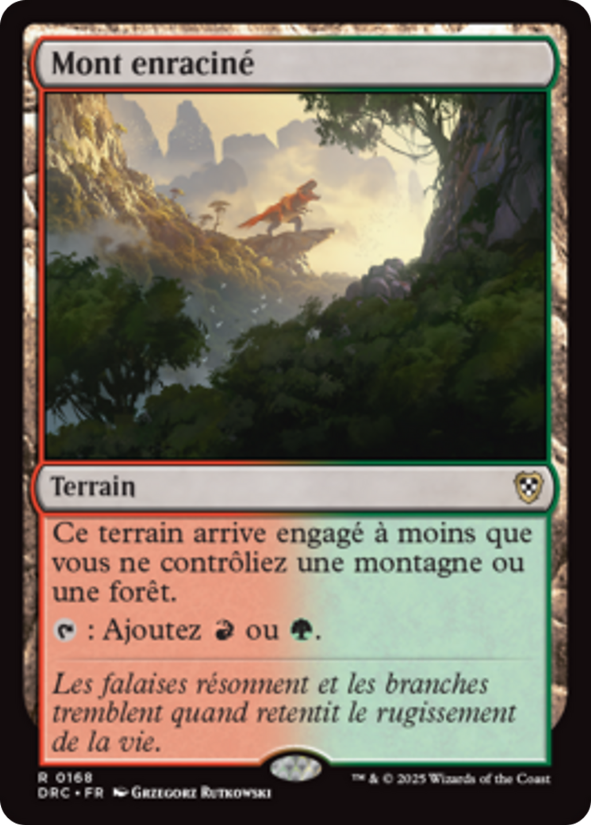 Mont enraciné — Aetherdrift Commander — Magic: The Gathering