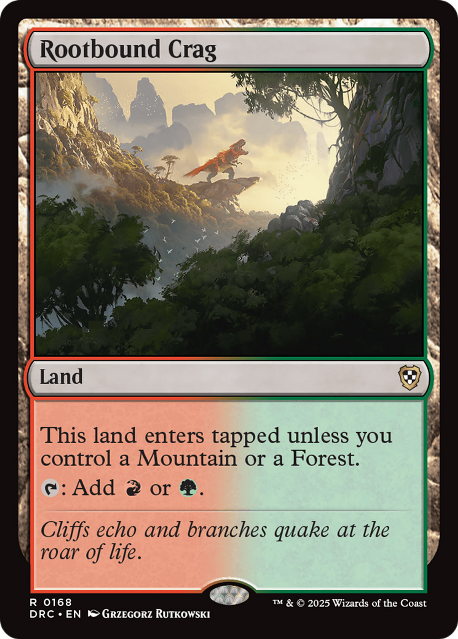 Rootbound Crag — Aetherdrift Commander — Magic: The Gathering